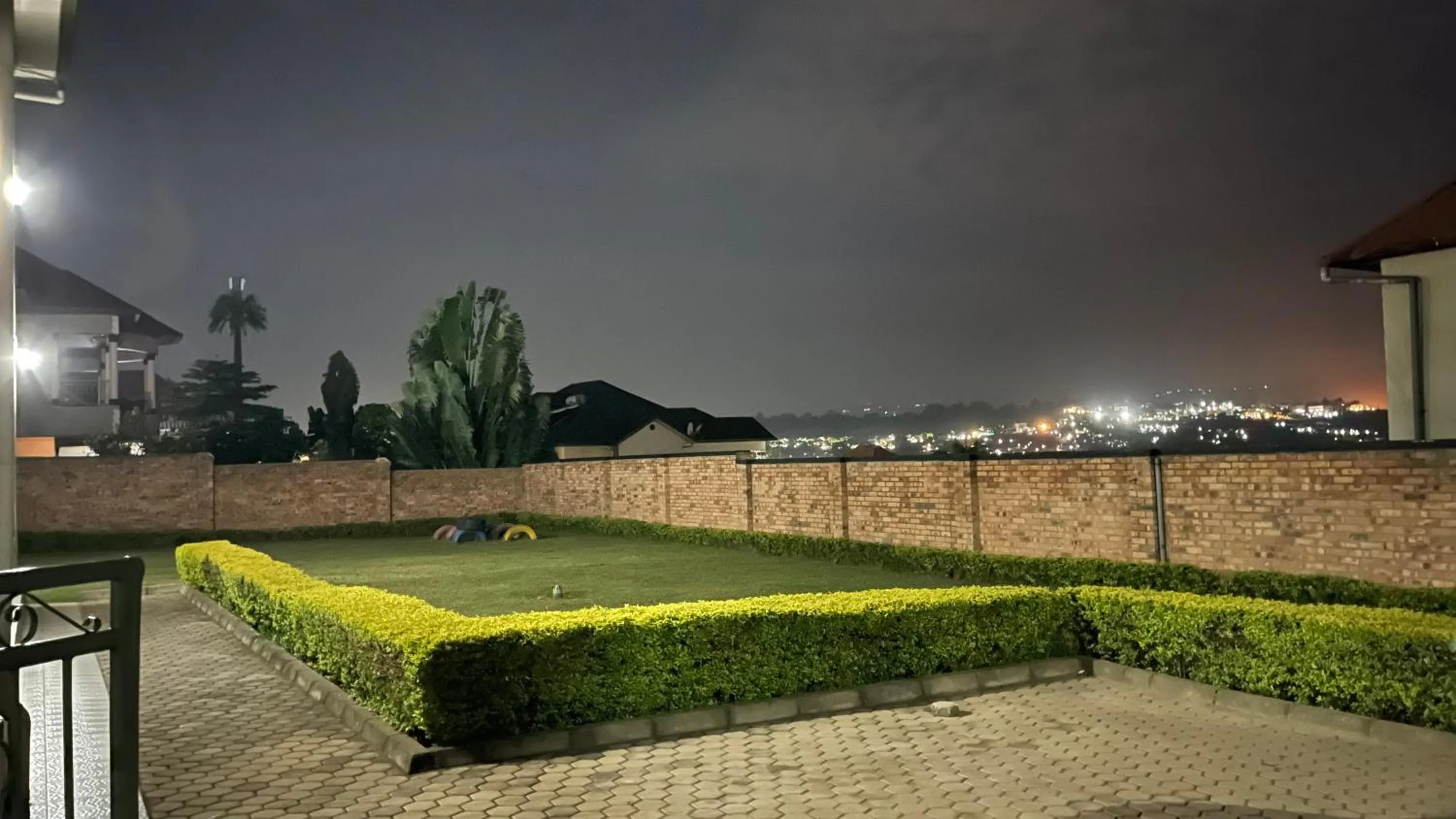 Garden view in Captivating 7-Bed House in Kigali Rwanda