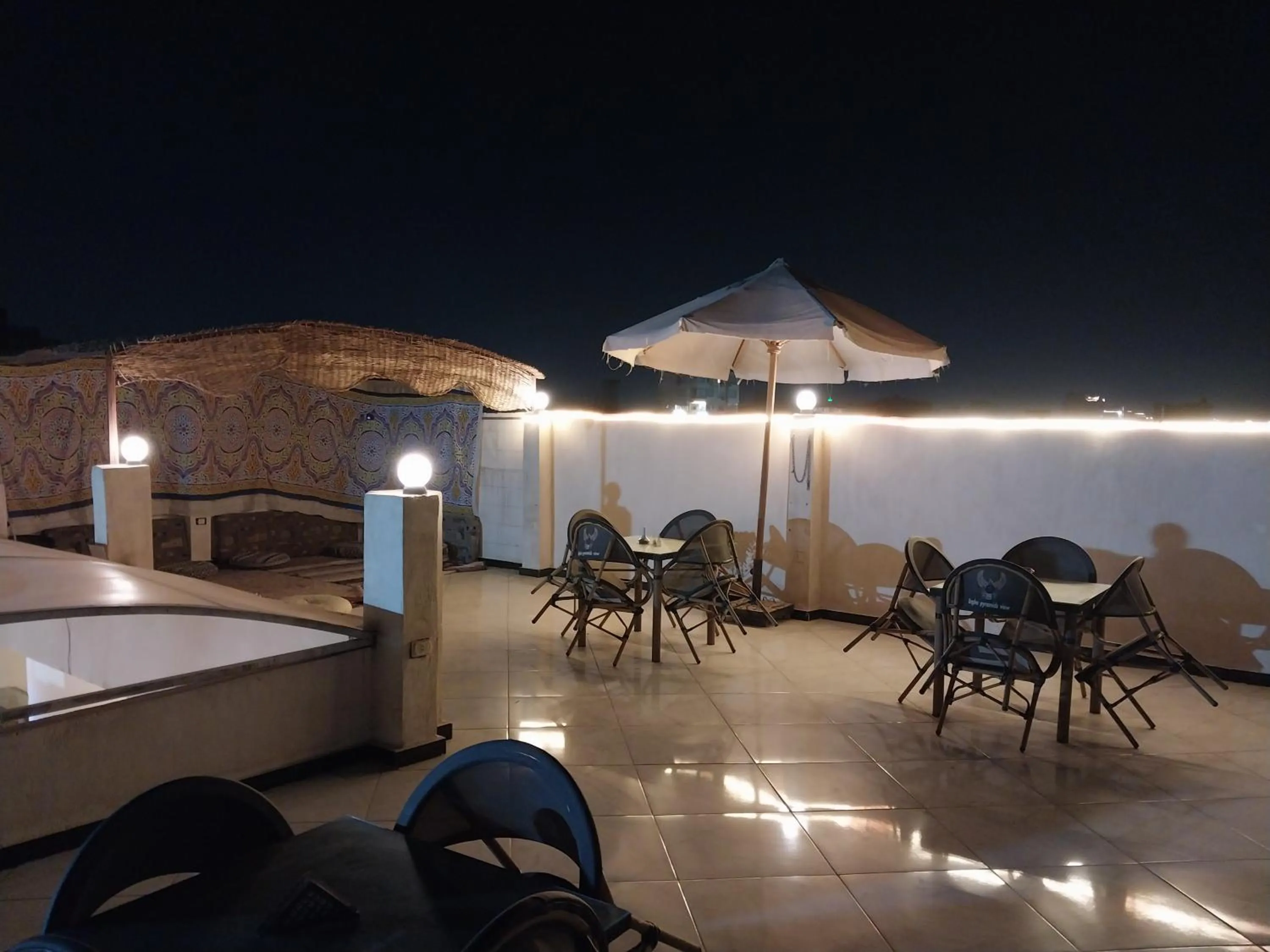 Seating area in Eagles Pyramids View