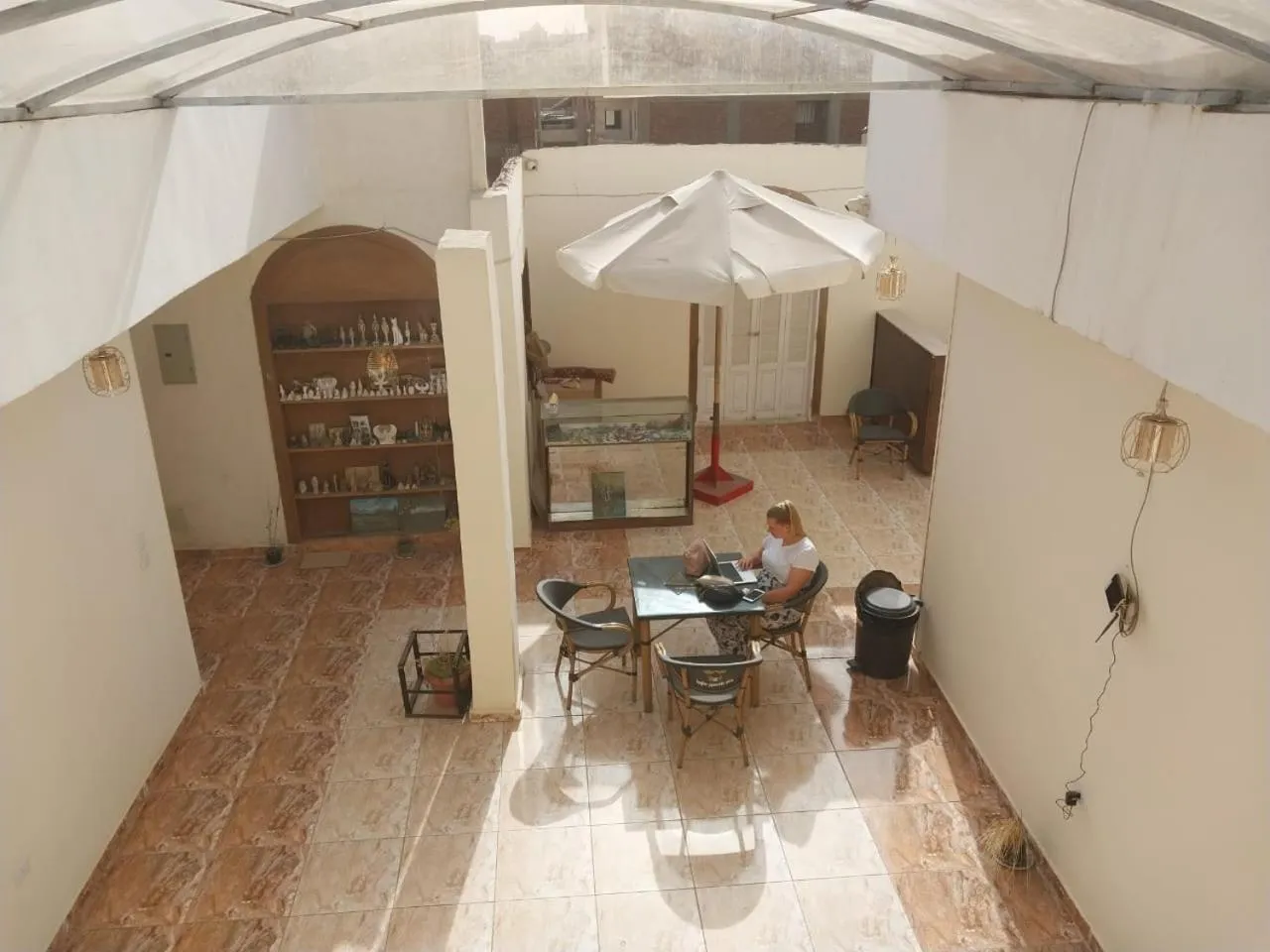 Seating area in Eagles Pyramids View