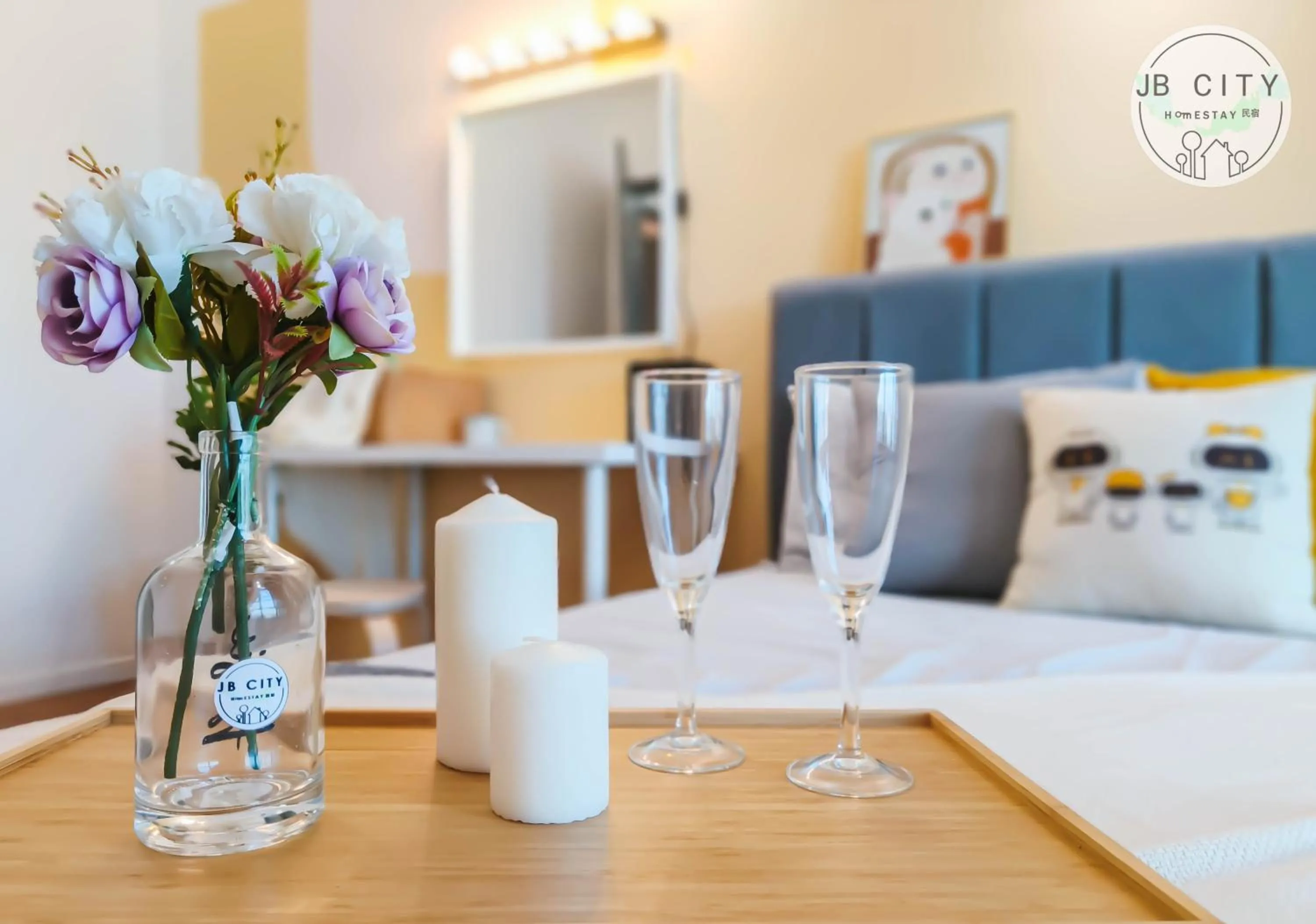 Bed in Paradigm Residence by RR JBcity