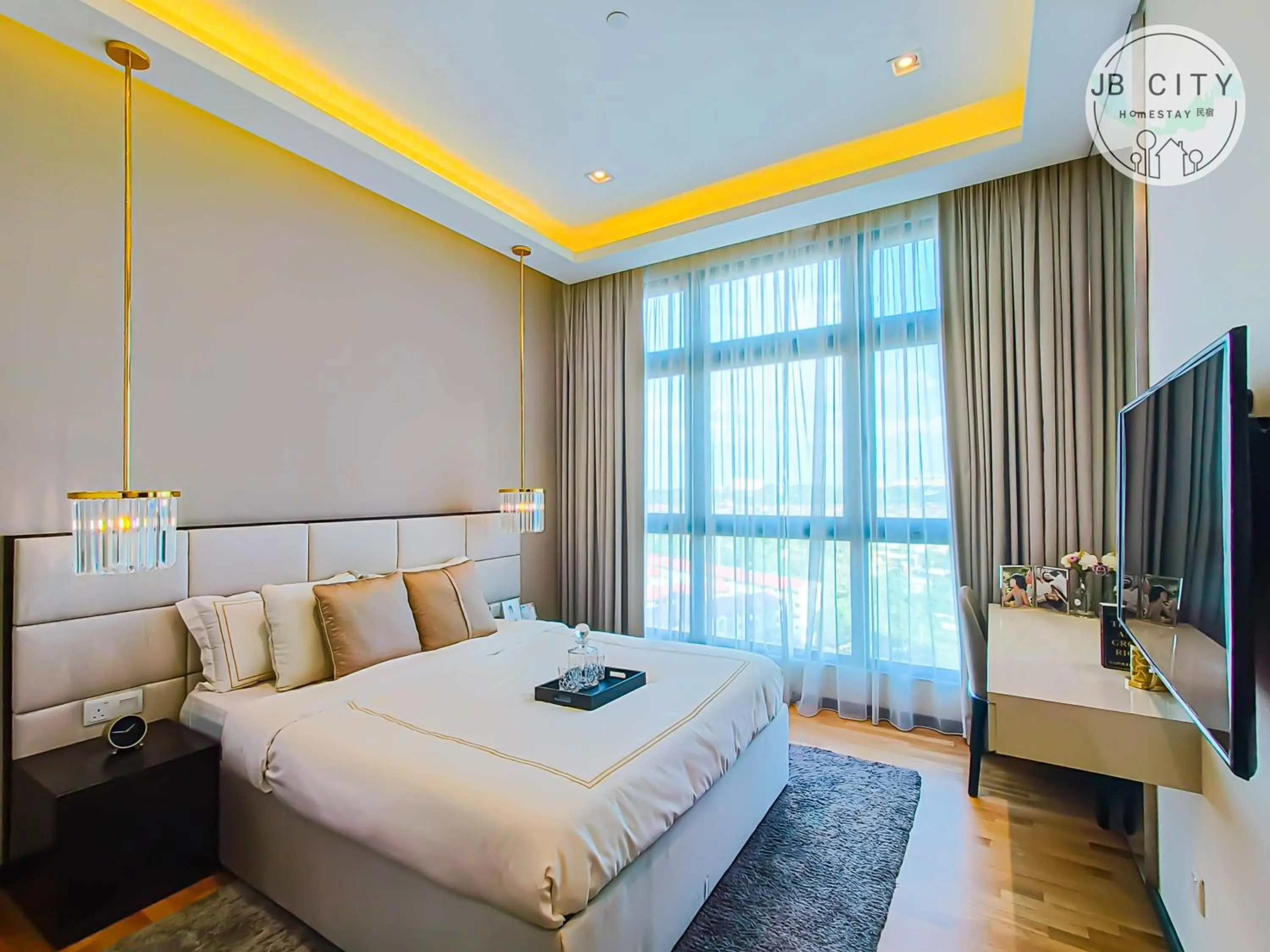 Bed in Paradigm Residence by RR JBcity