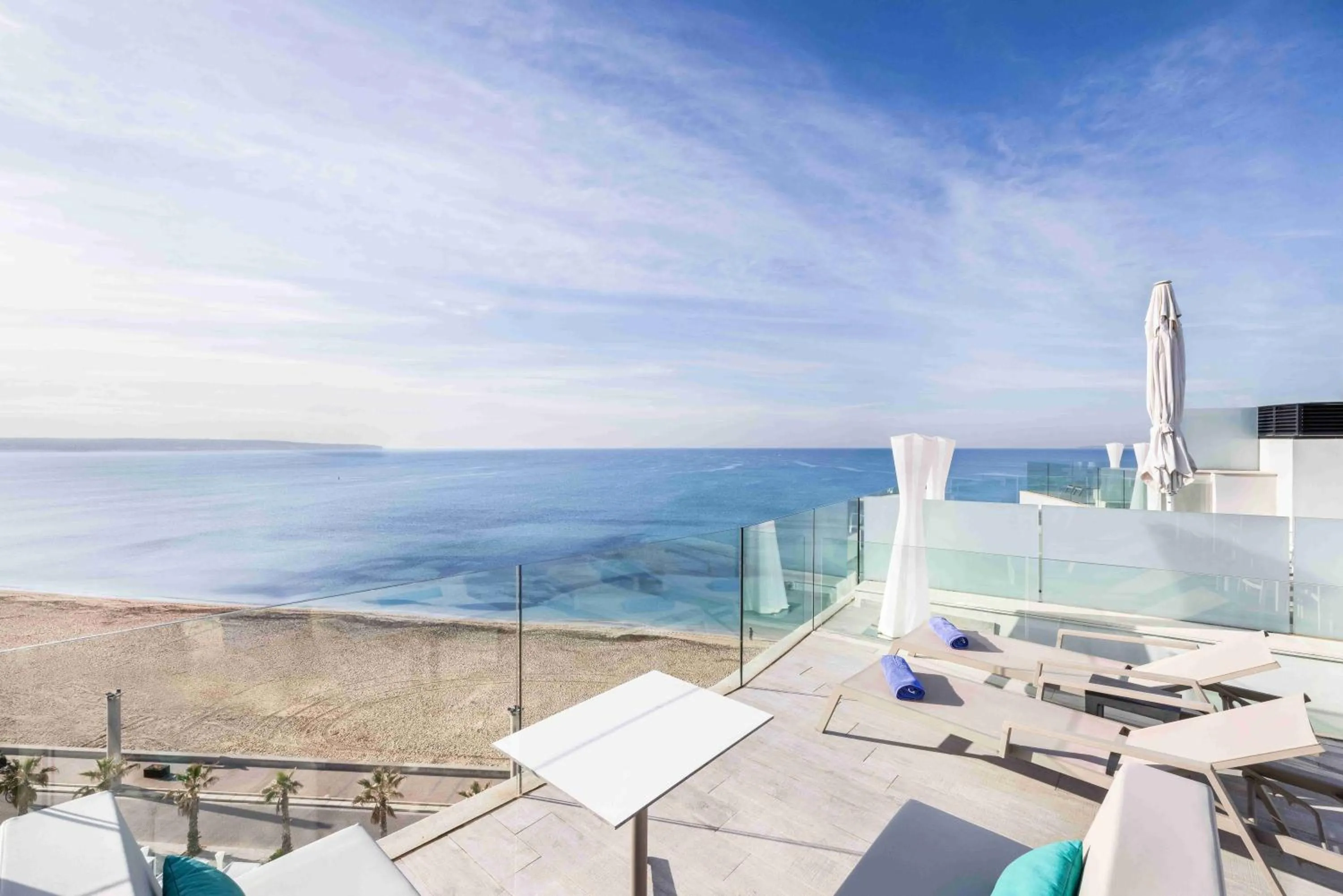Balcony/Terrace in Aparthotel Fontanellas Playa