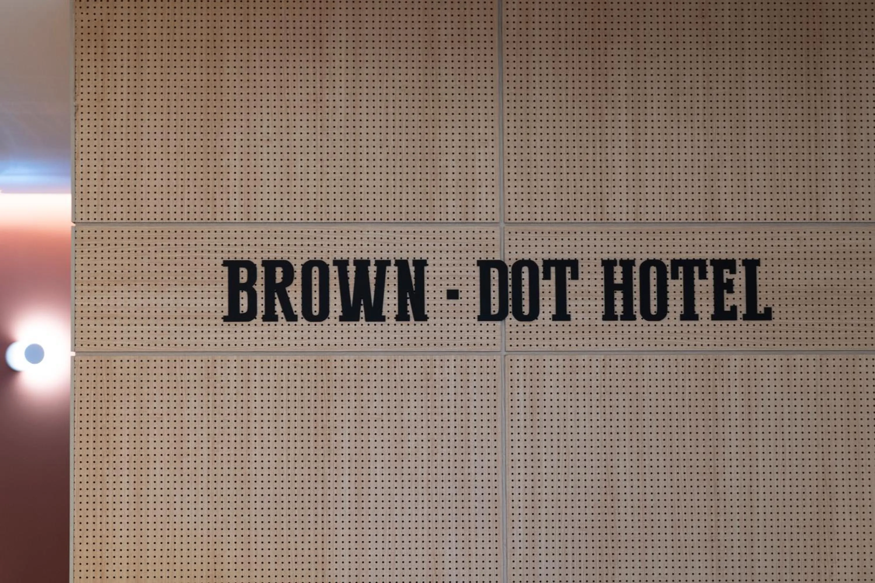 Property logo or sign in Brown Dot Siheung Geobuksum