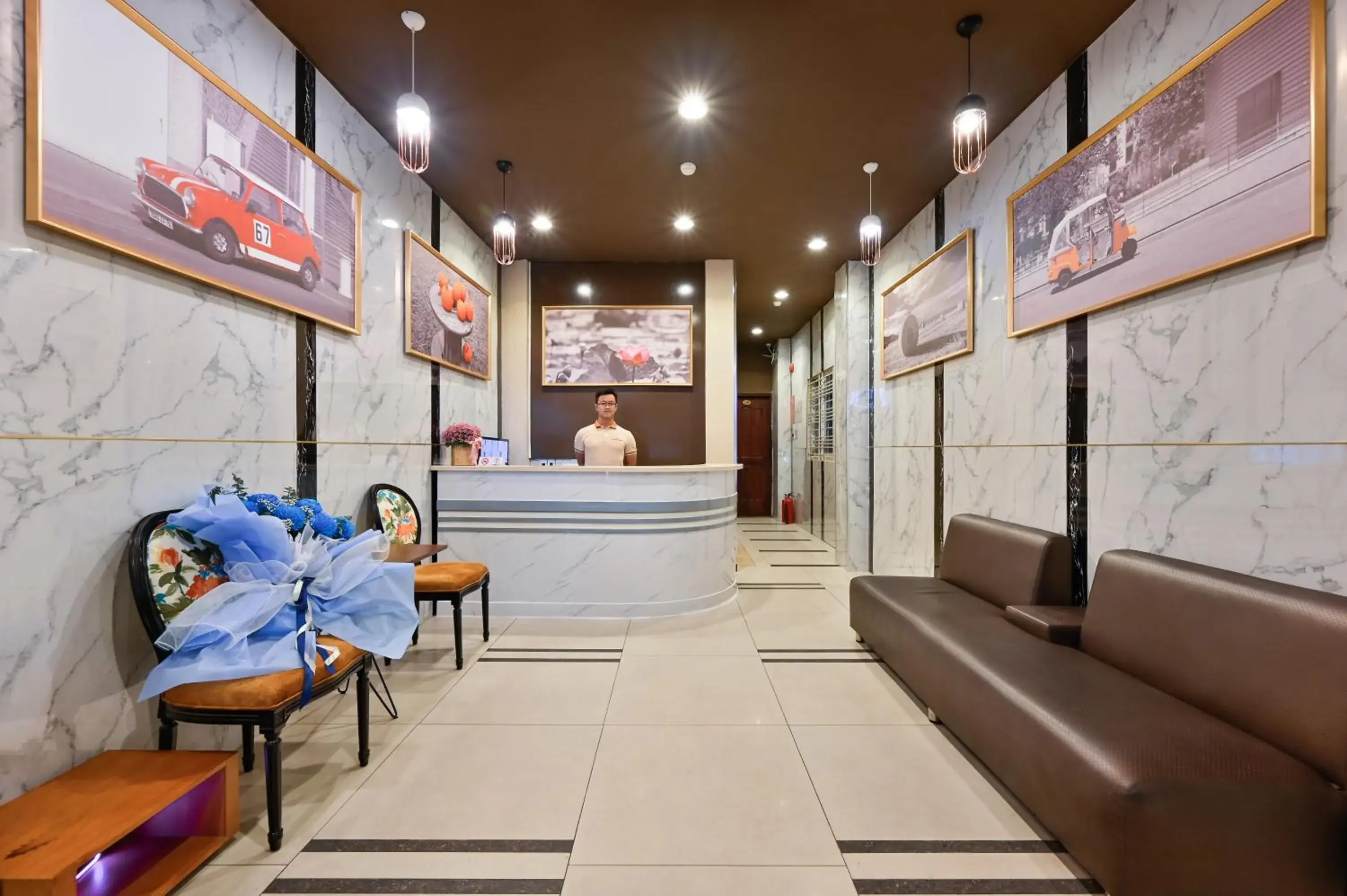 Lobby or reception in The Noble Swan Hotel New World Lobby or reception in The Noble Swan Hotel New World