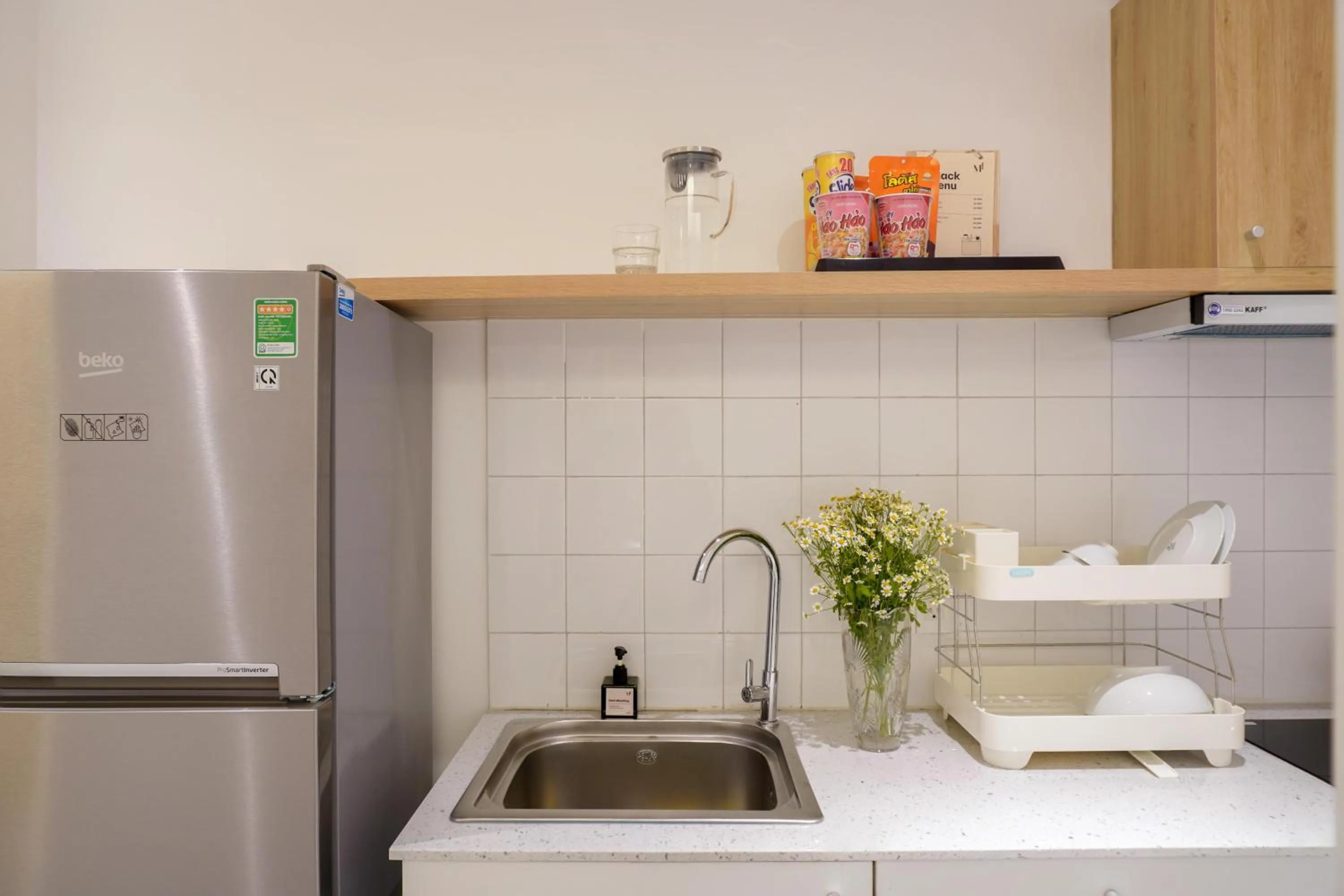 Kitchen or kitchenette in M Village Living Lê Văn Sỹ