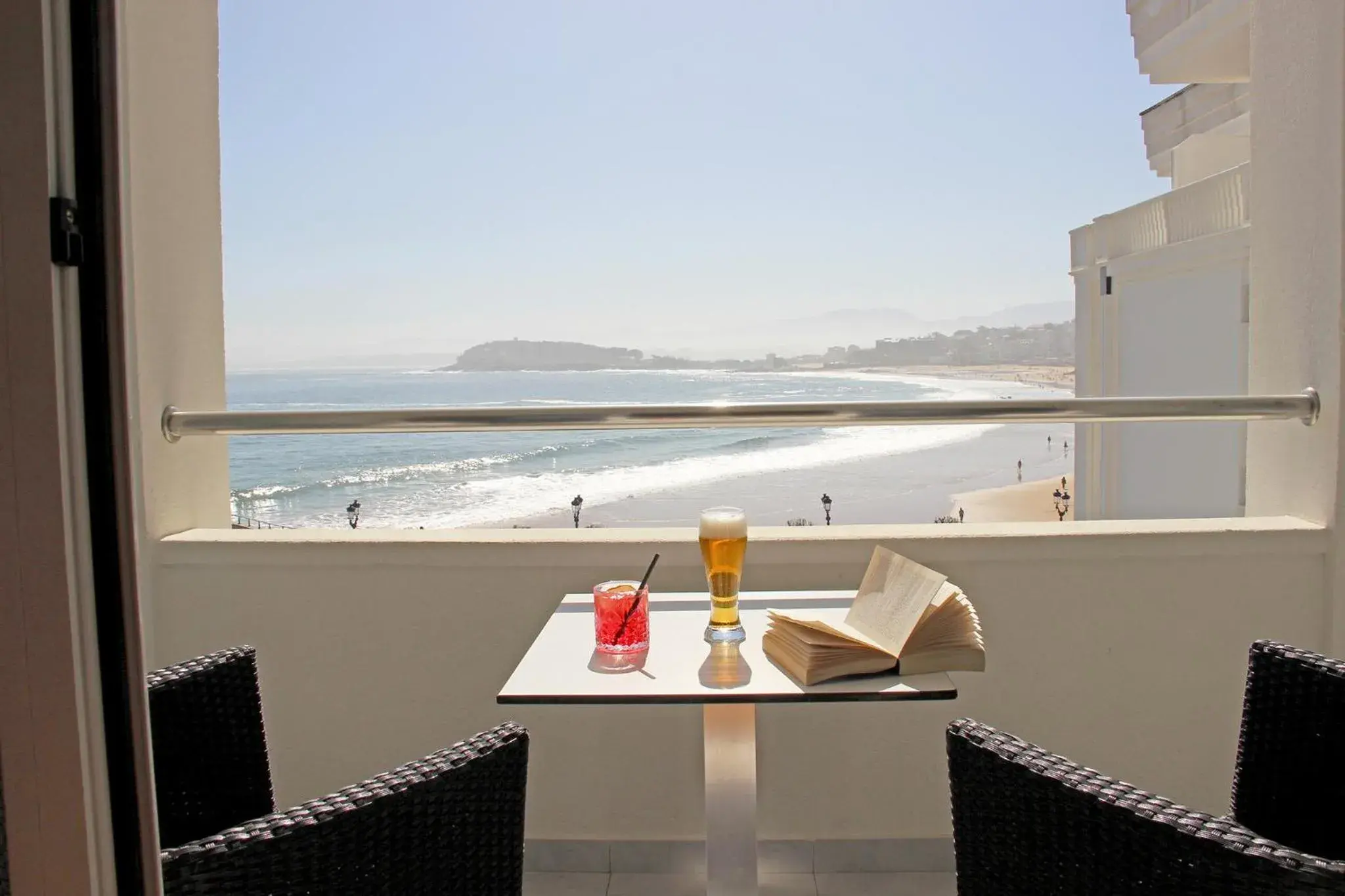 Twin Room with Terrace and Sea view in Hotel Chiqui Twin Room with Terrace and Sea view in Hotel Chiqui