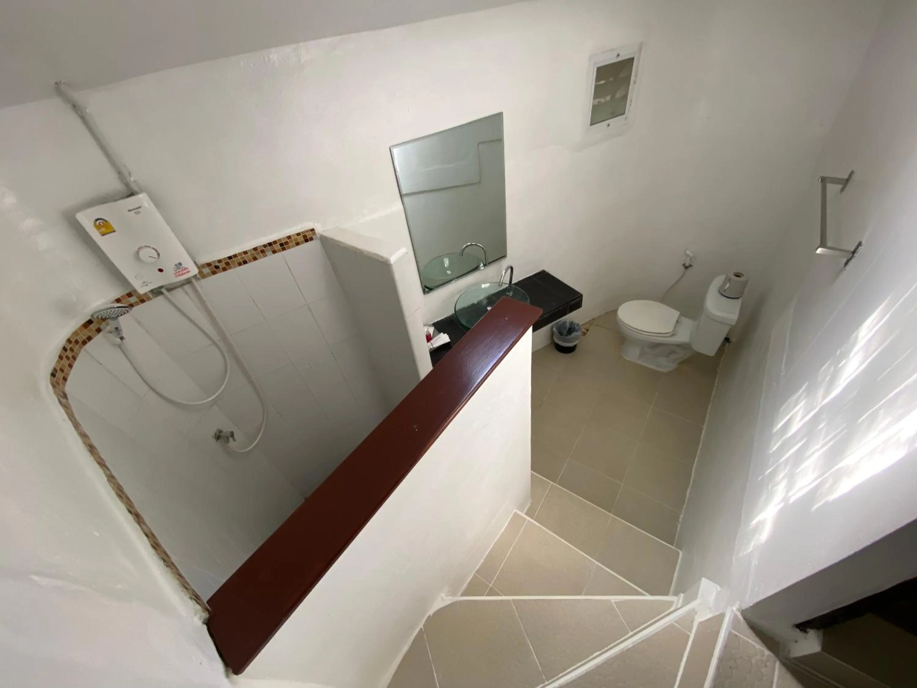 Bathroom in White house bailan resort