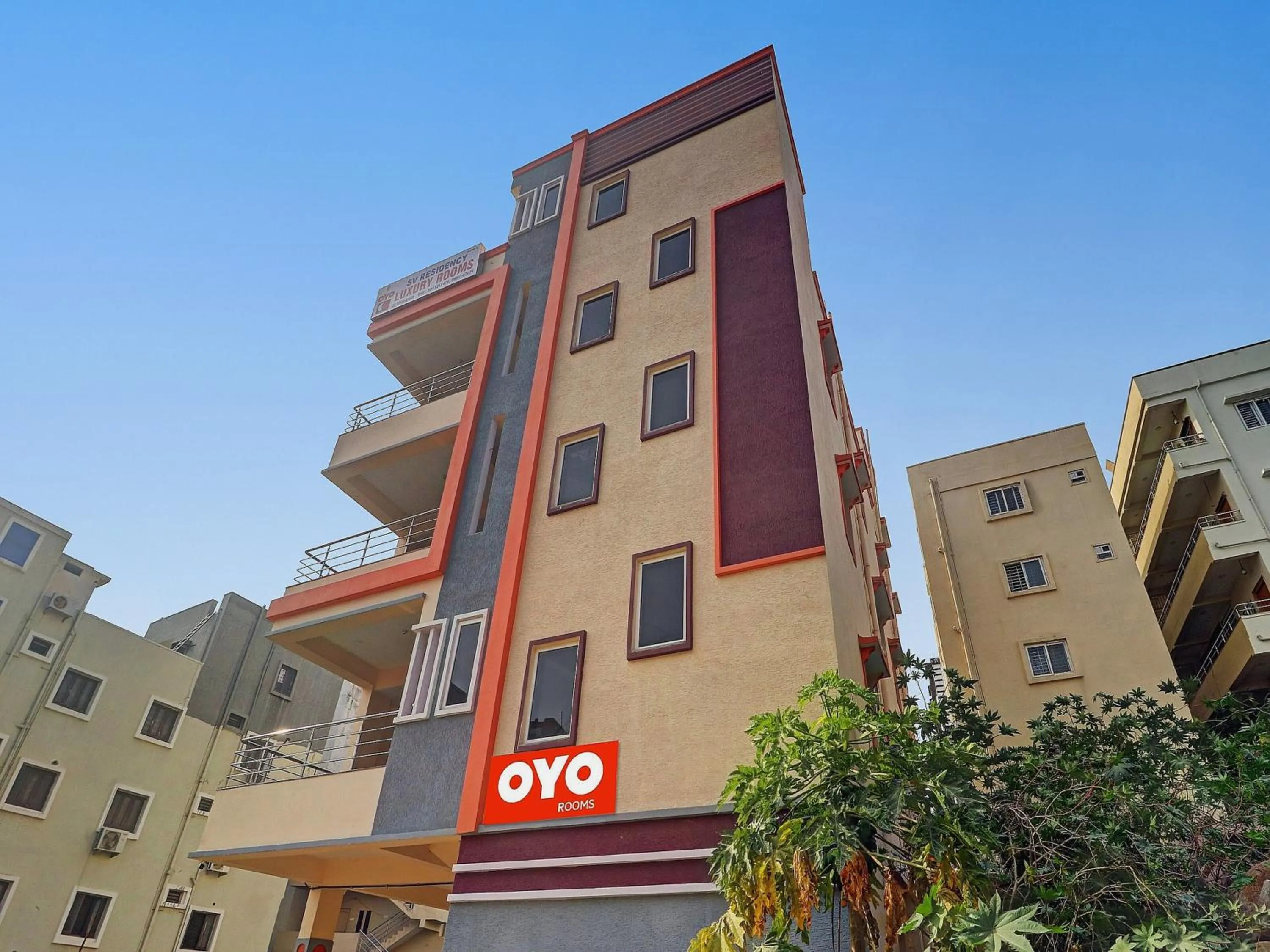 Facade/entrance in Hotel O S V Residency Kajaguda Near Gachibowli