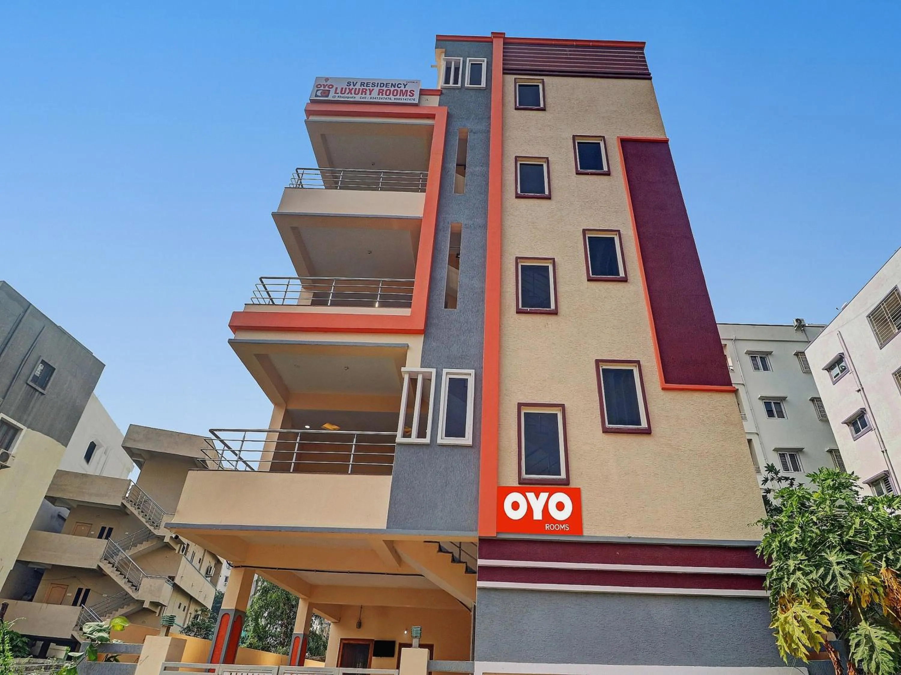 Facade/entrance in Hotel O S V Residency Kajaguda Near Gachibowli