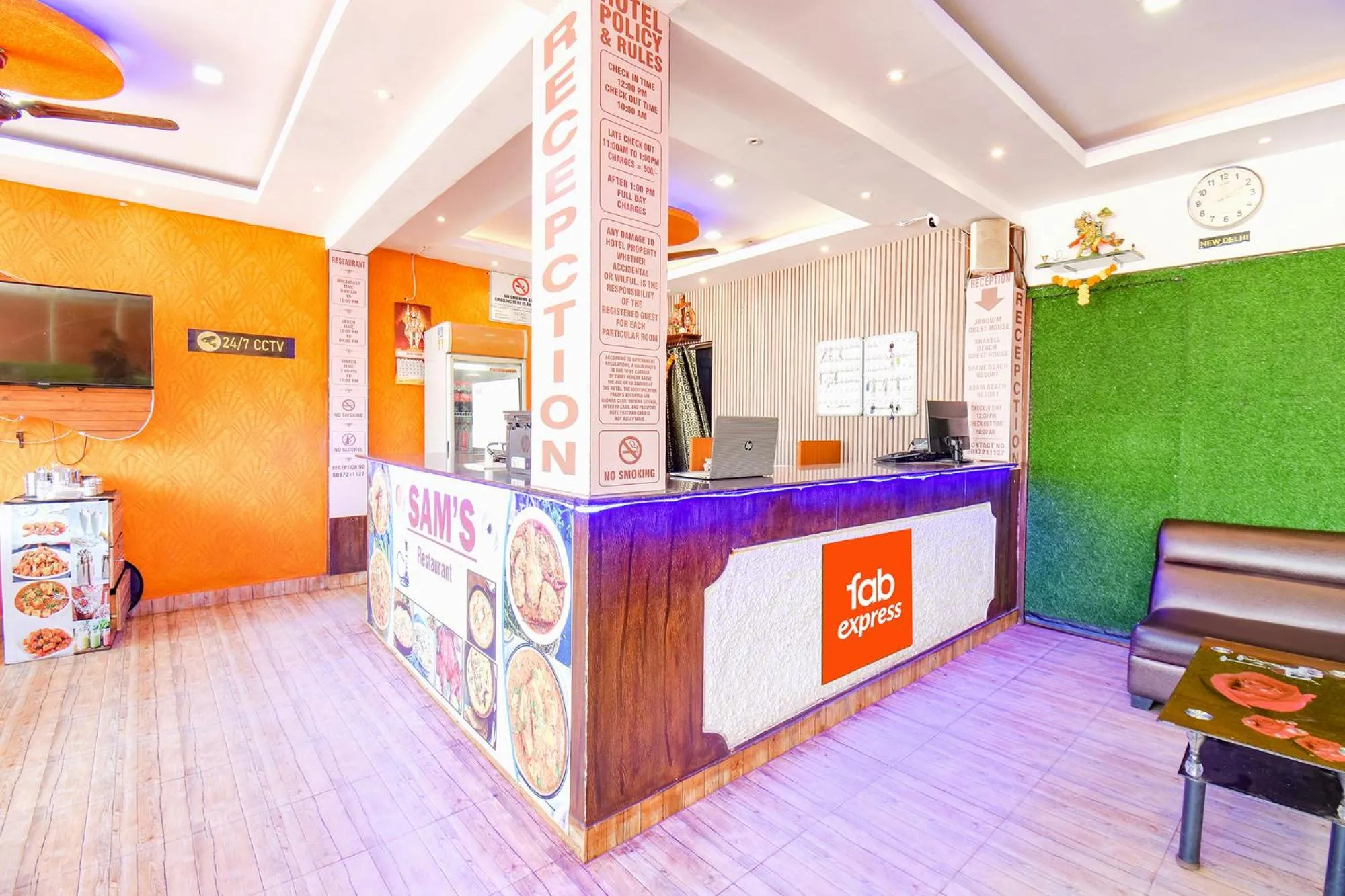 Lobby or reception in Via Shanel Beachside Resort - Tito's lane, Baga Beach