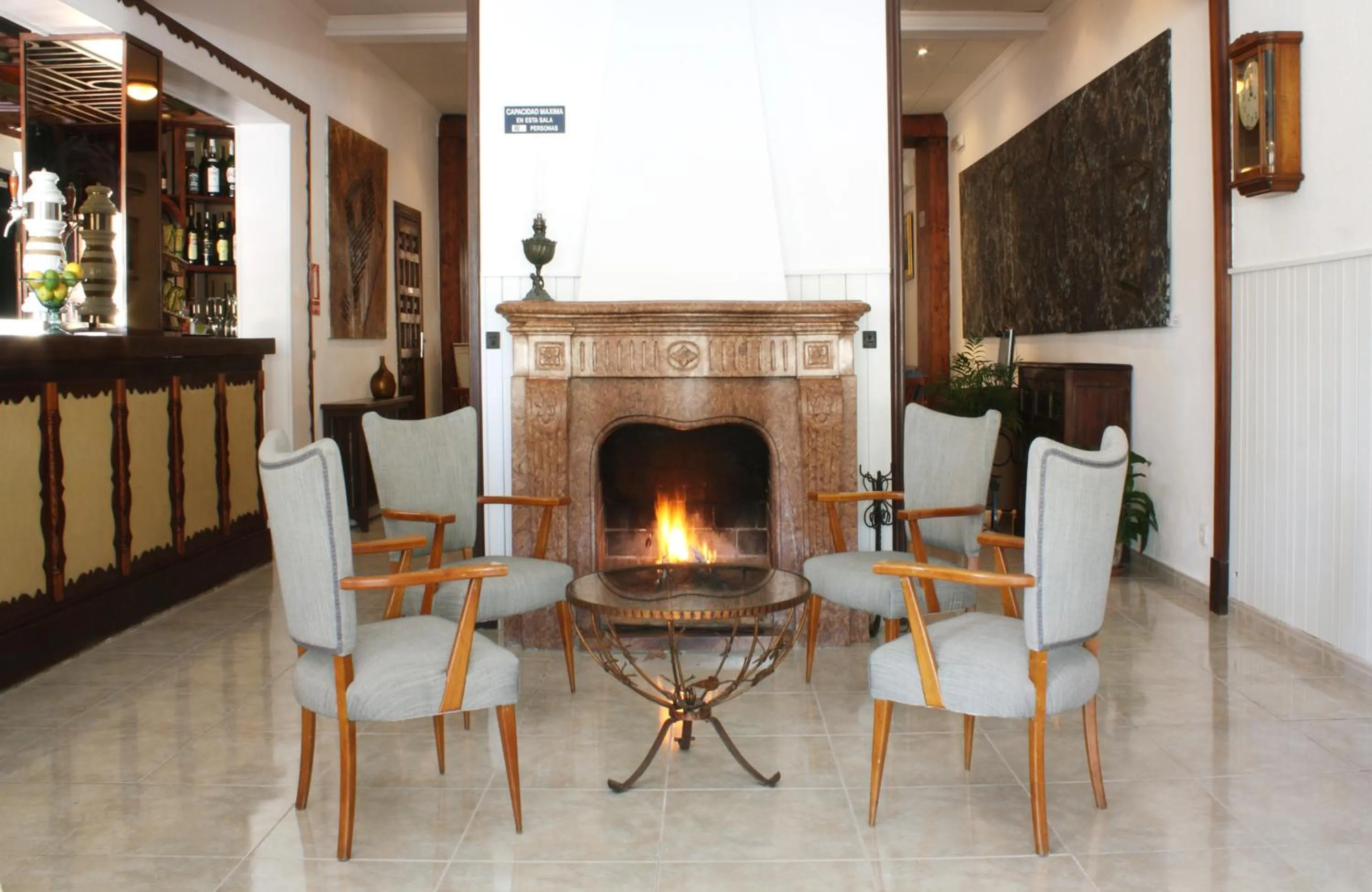 Living room in Hotel Brismar