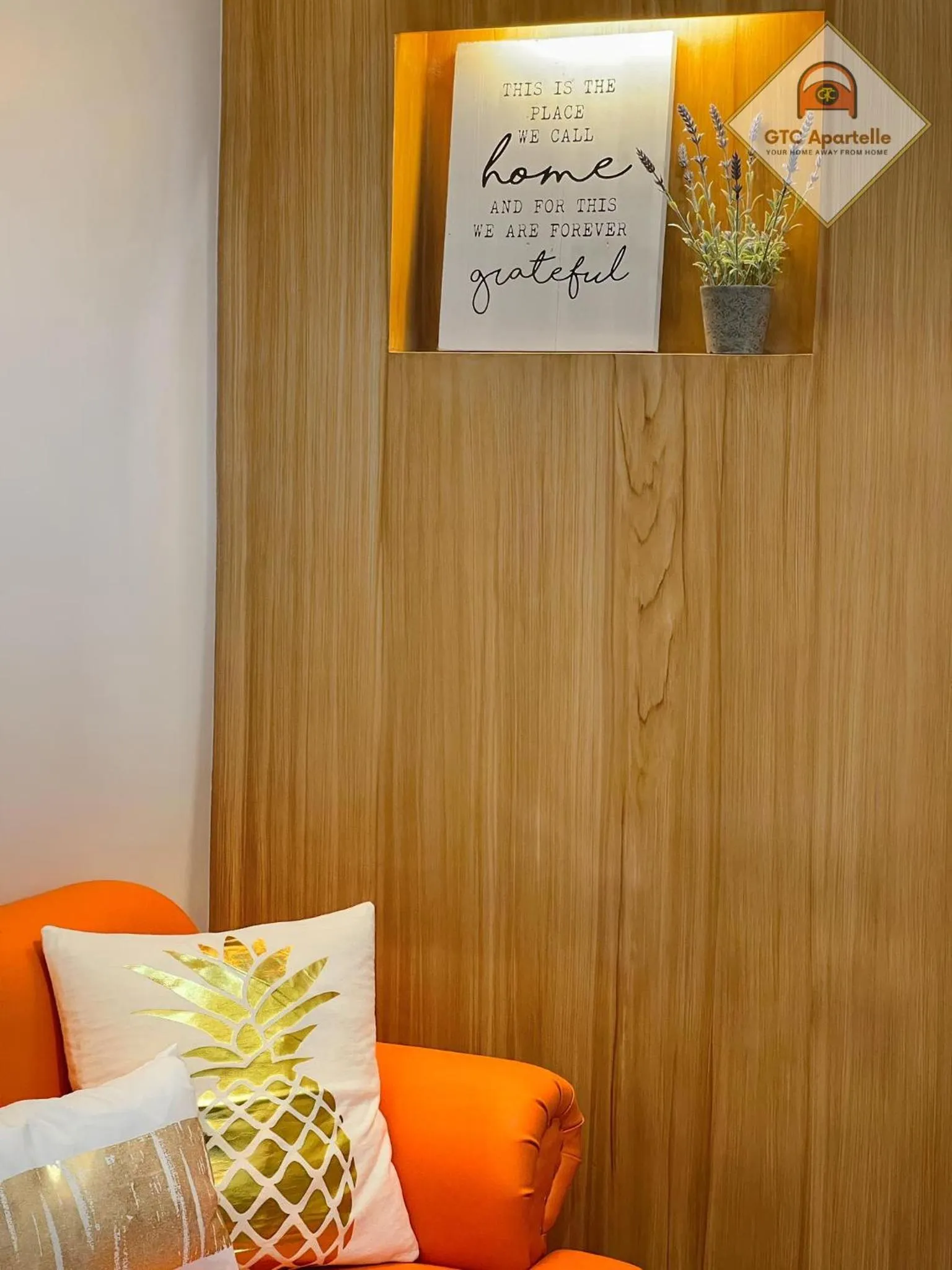 Decorative detail in GTC Apartelle - Tacloban