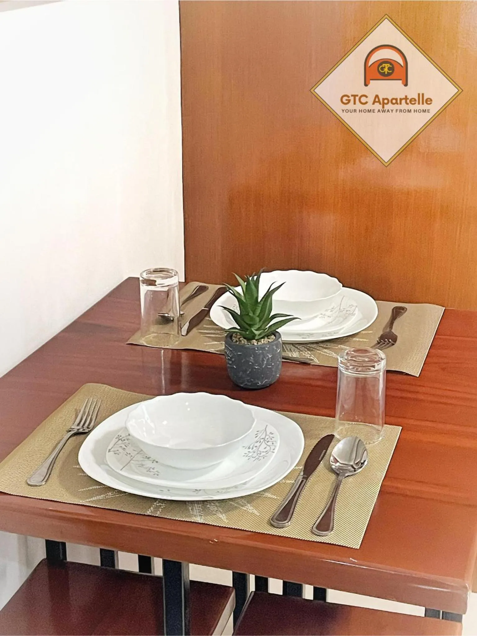 Dining area in GTC Apartelle - Tacloban