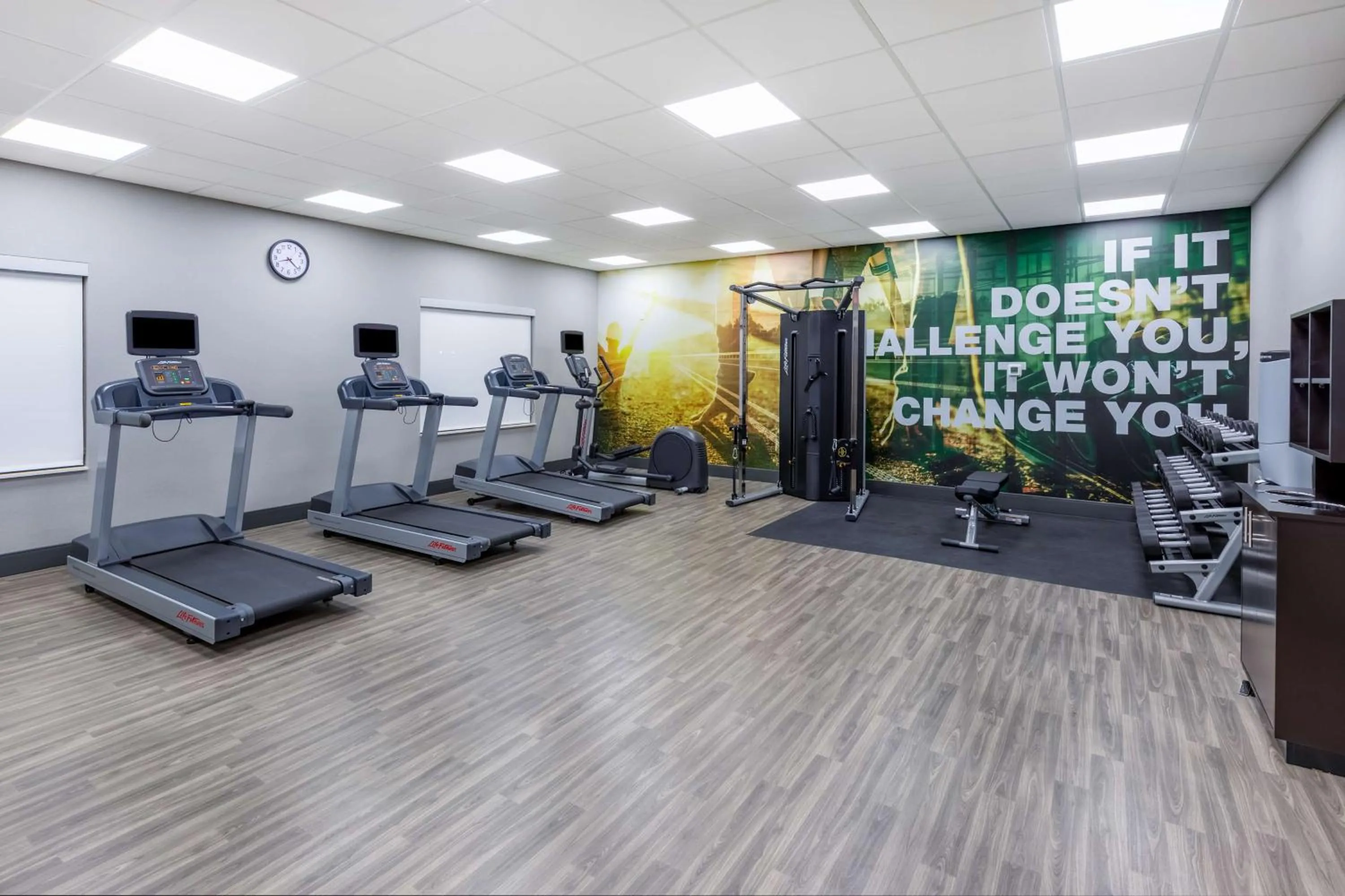 Fitness centre/facilities in Hampton Inn Albertville, Al