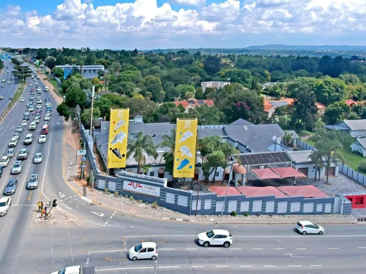 Bird's eye view in Orchids Lodge