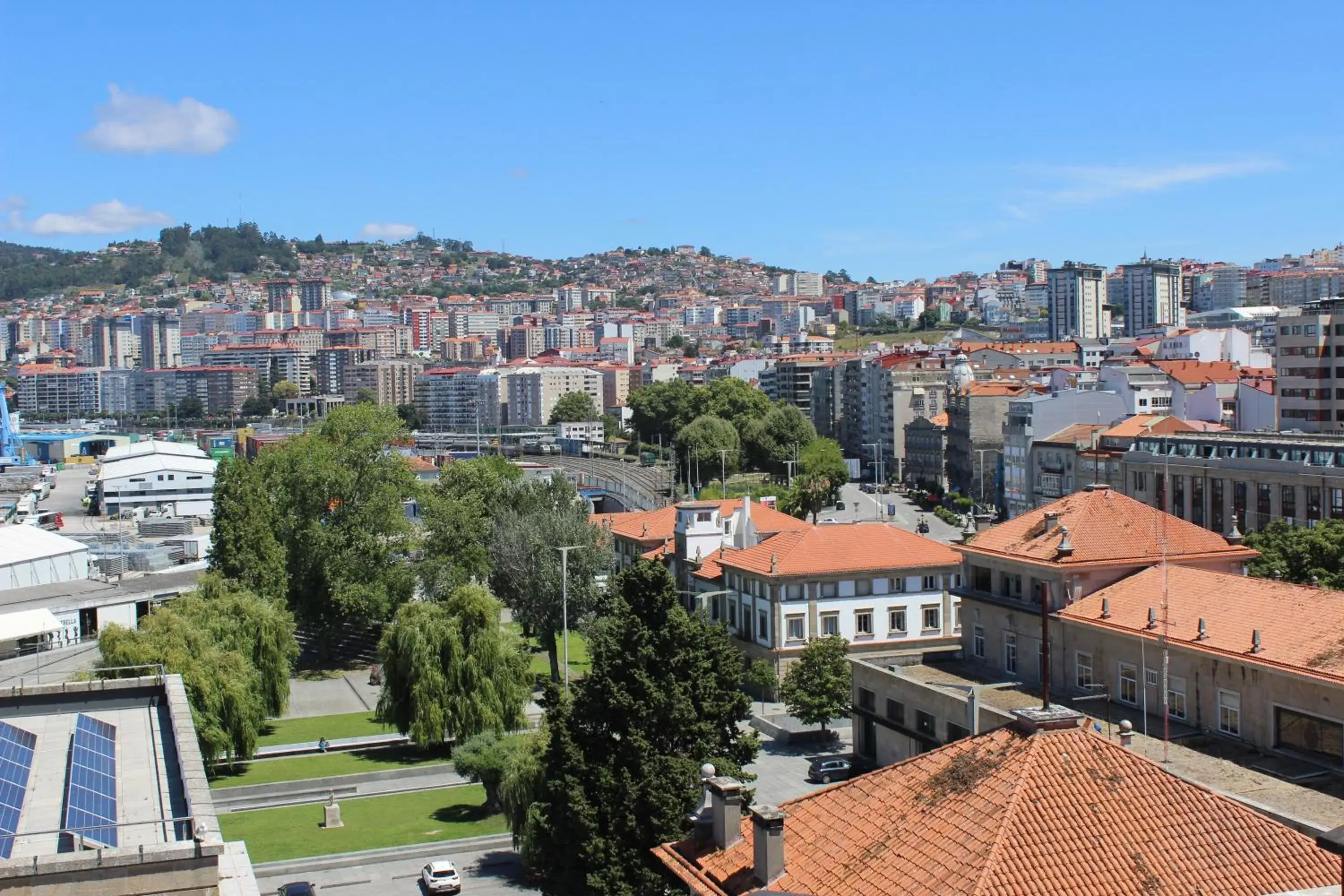 City view in Hotel Ciudad de Vigo City view in Hotel Ciudad de Vigo
