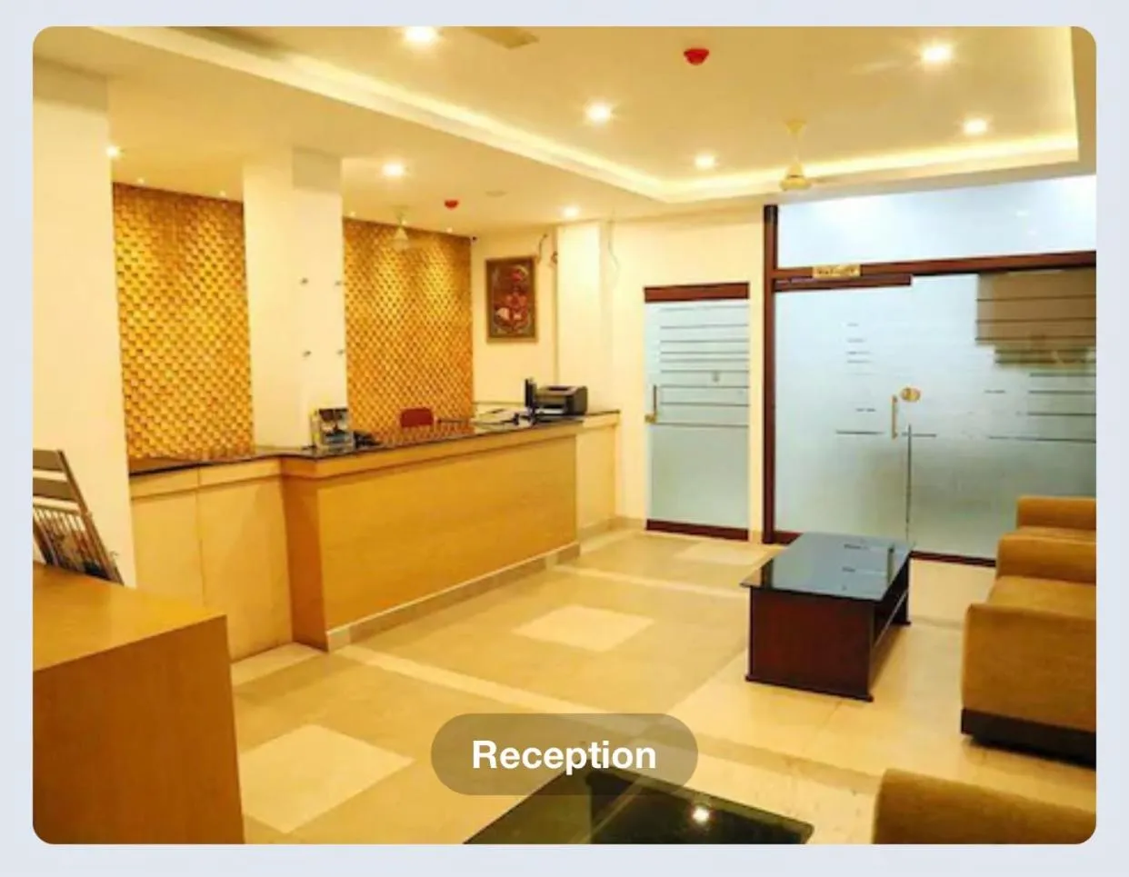 Lobby or reception in Hotel Sasthapuri