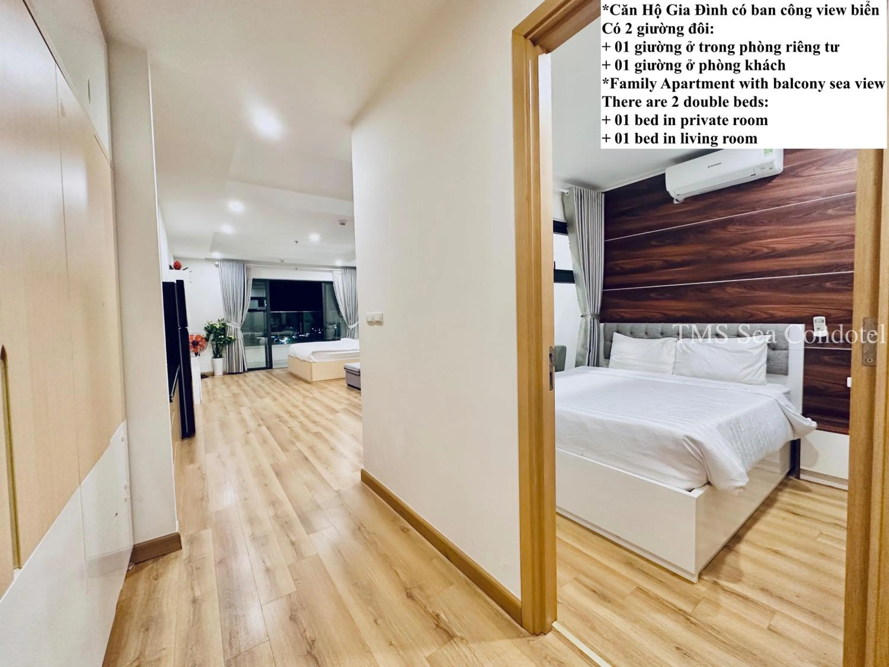 Bed in TMS Quy Nhơn Sea View