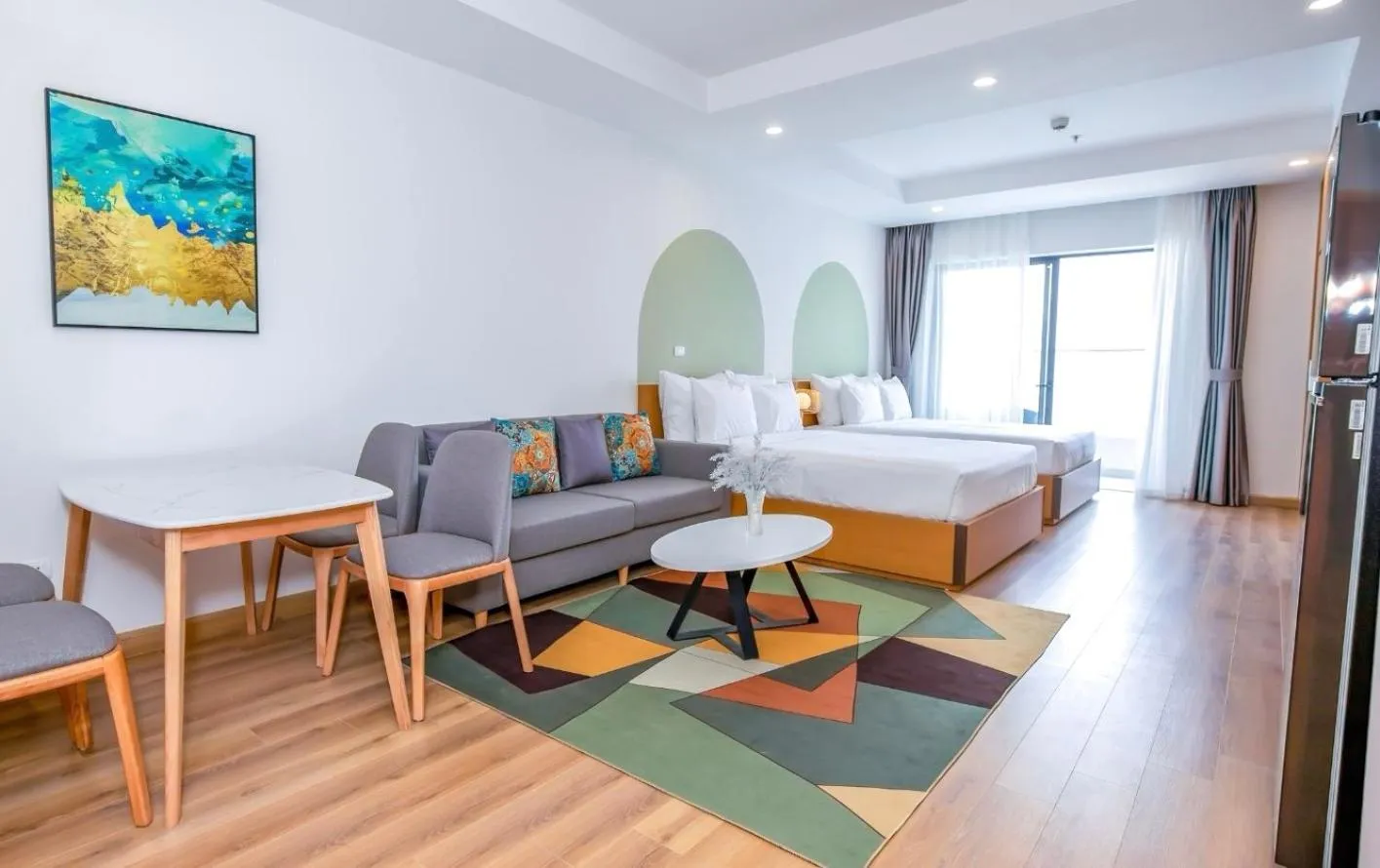 Bedroom, Bed in TMS Quy Nhơn Sea View