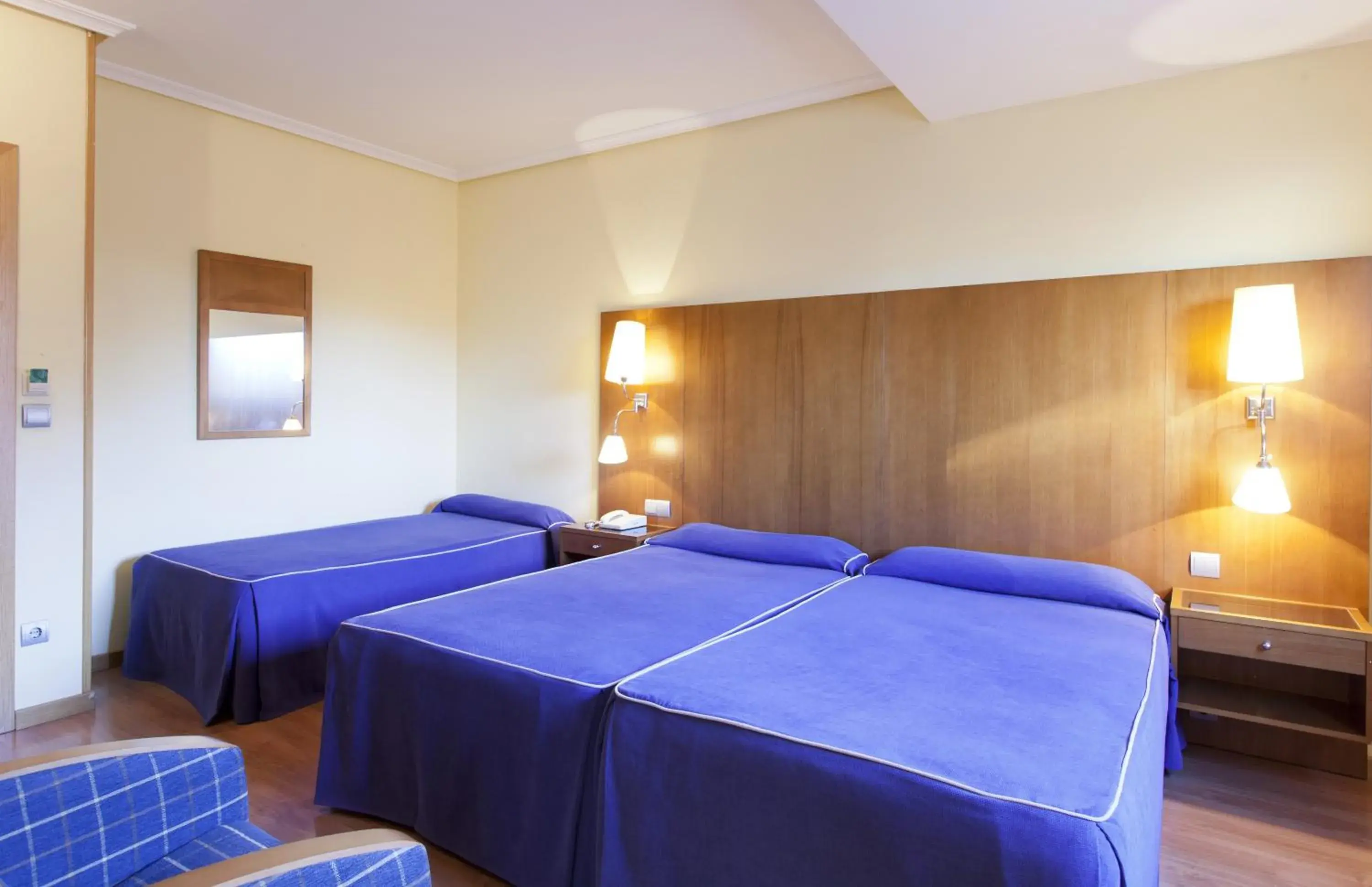 Bed in Hotel Galaico Bed in Hotel Galaico