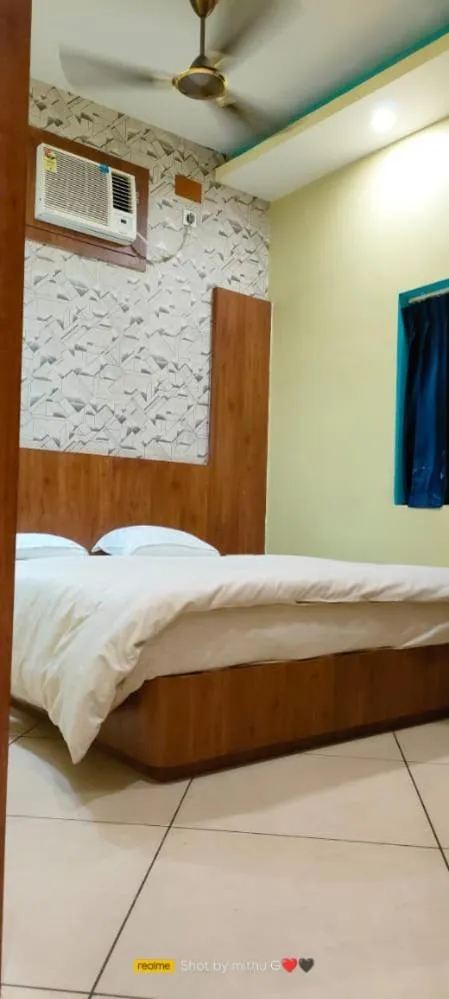 Bed in Hotel Bharati