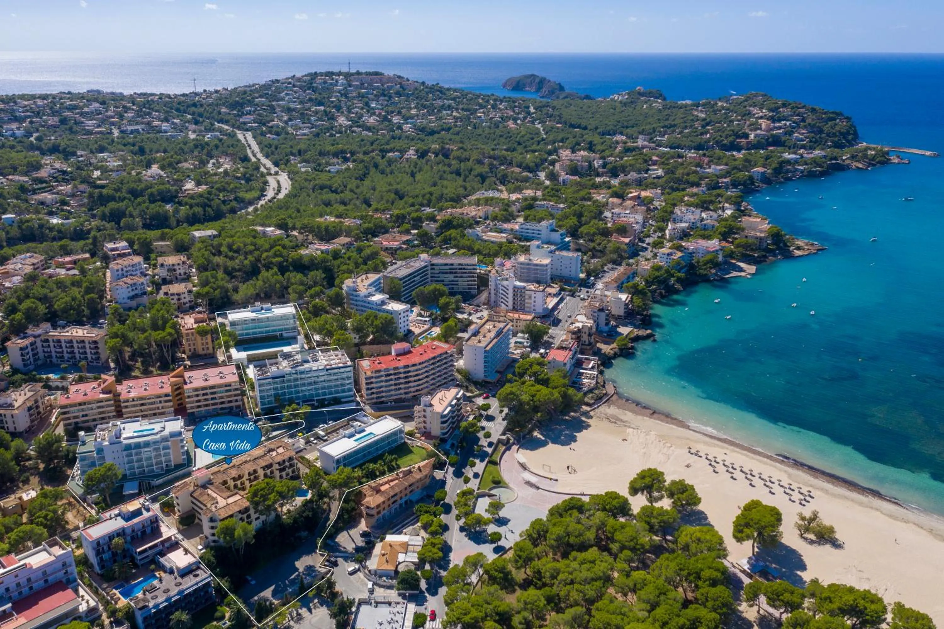 Beach in Apartamentos Casa Vida