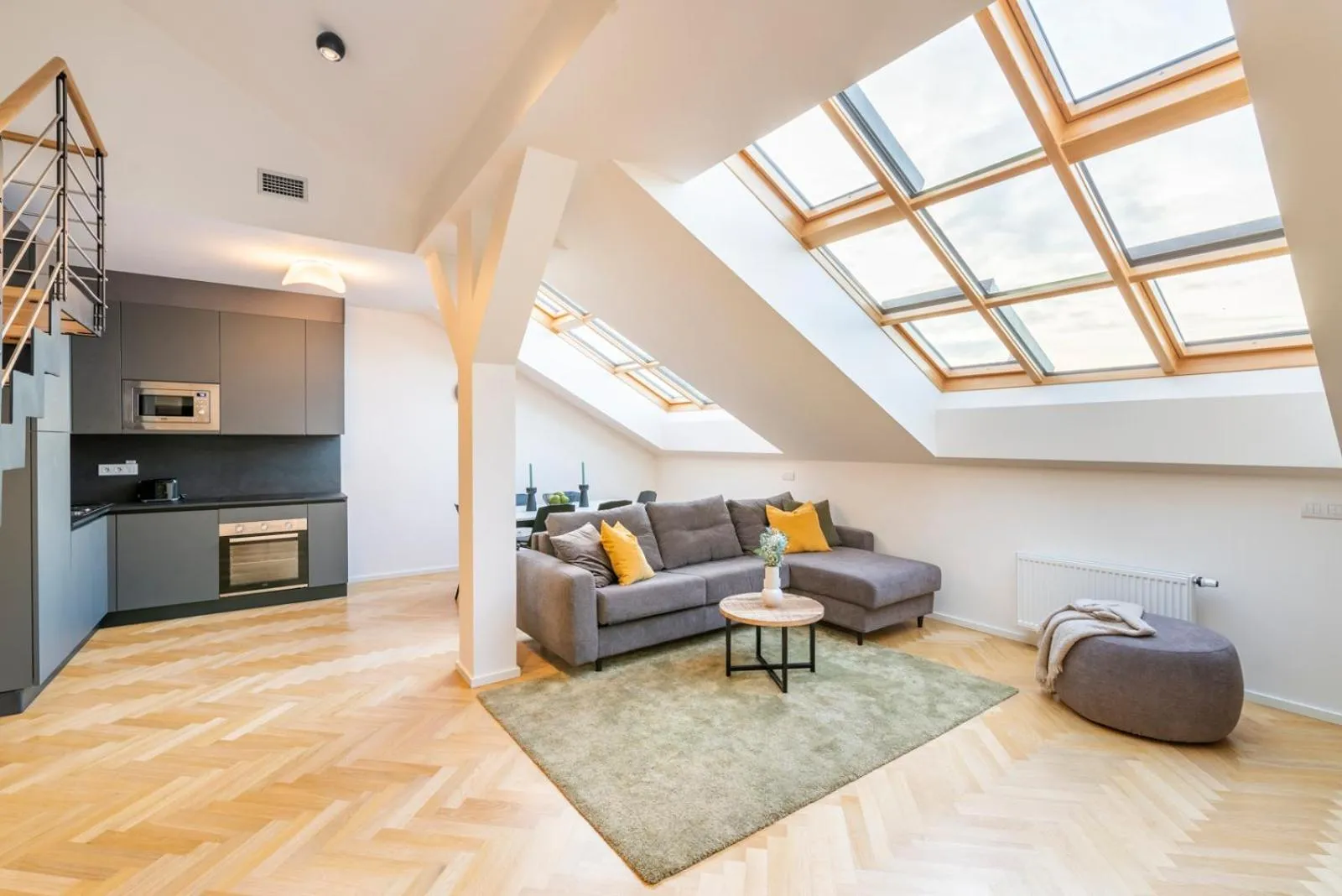 Kitchen or kitchenette in Petrin Tower Residence