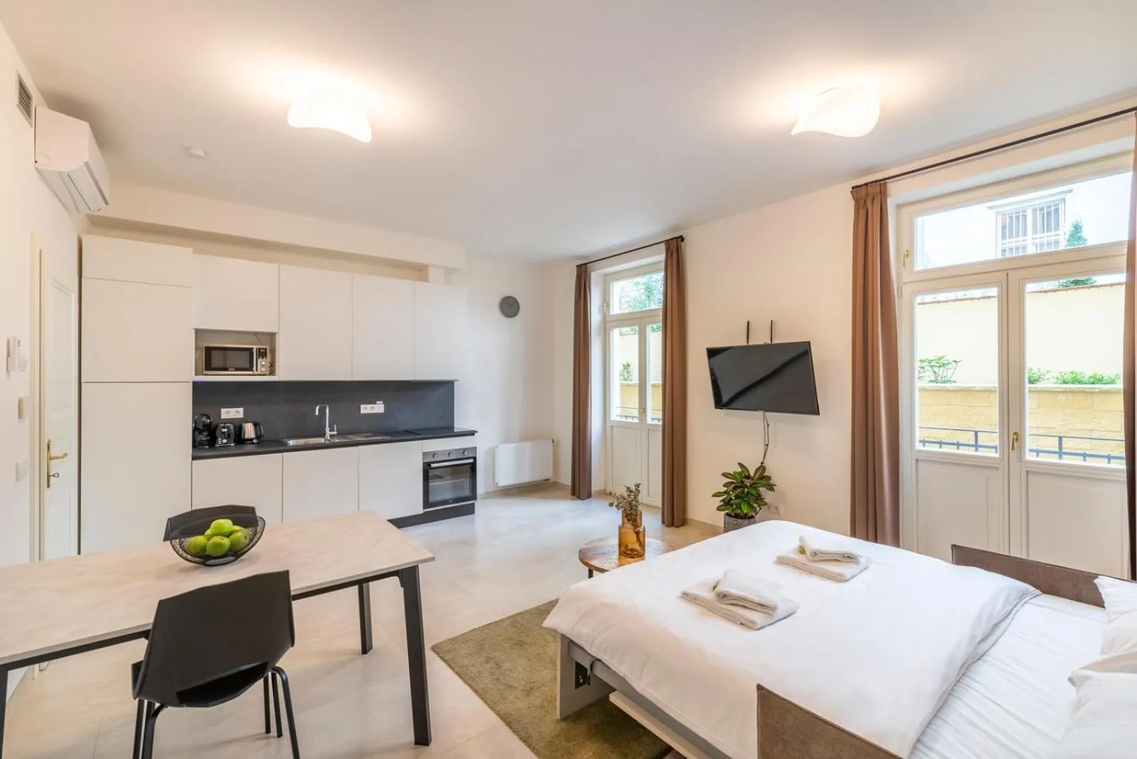 Bed in Petrin Tower Residence