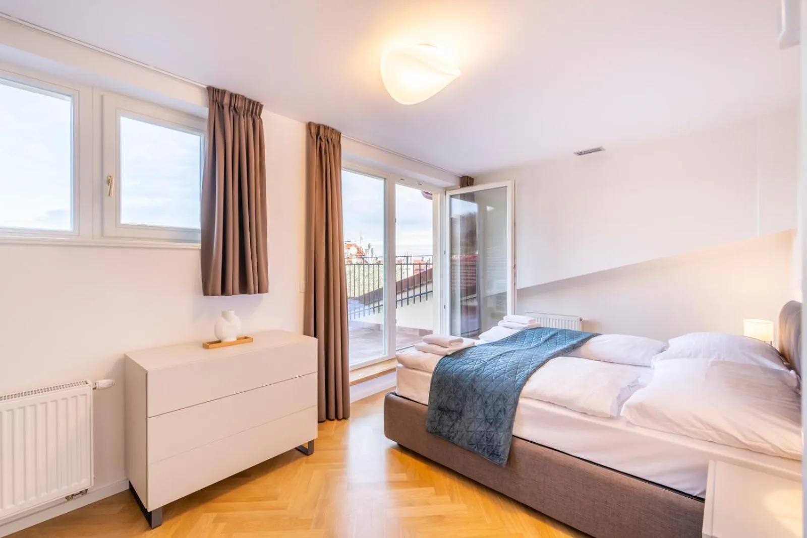 Bed in Petrin Tower Residence