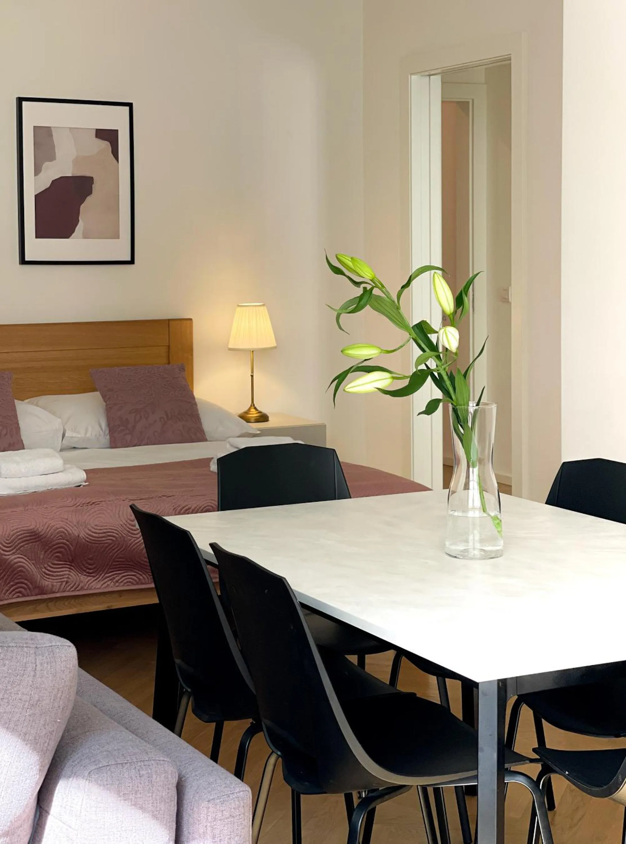 Bed in Petrin Tower Residence