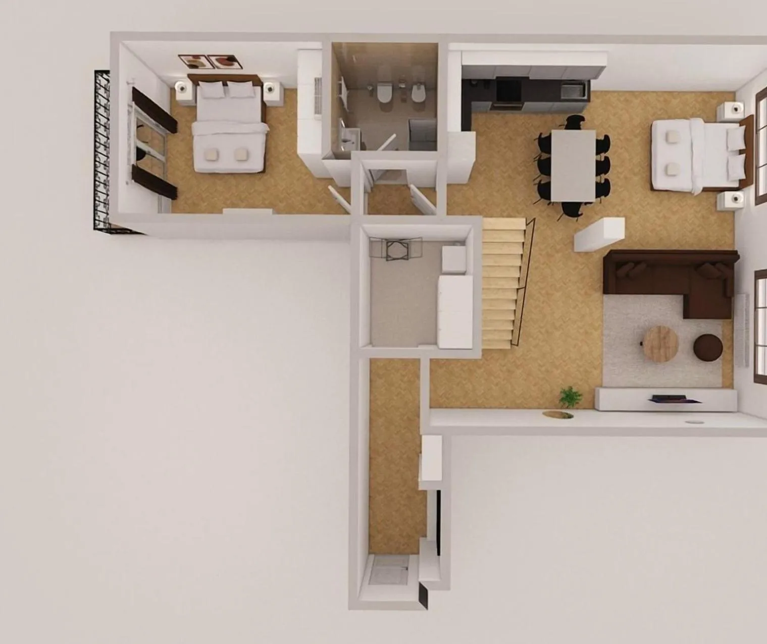Floor plan in Petrin Tower Residence
