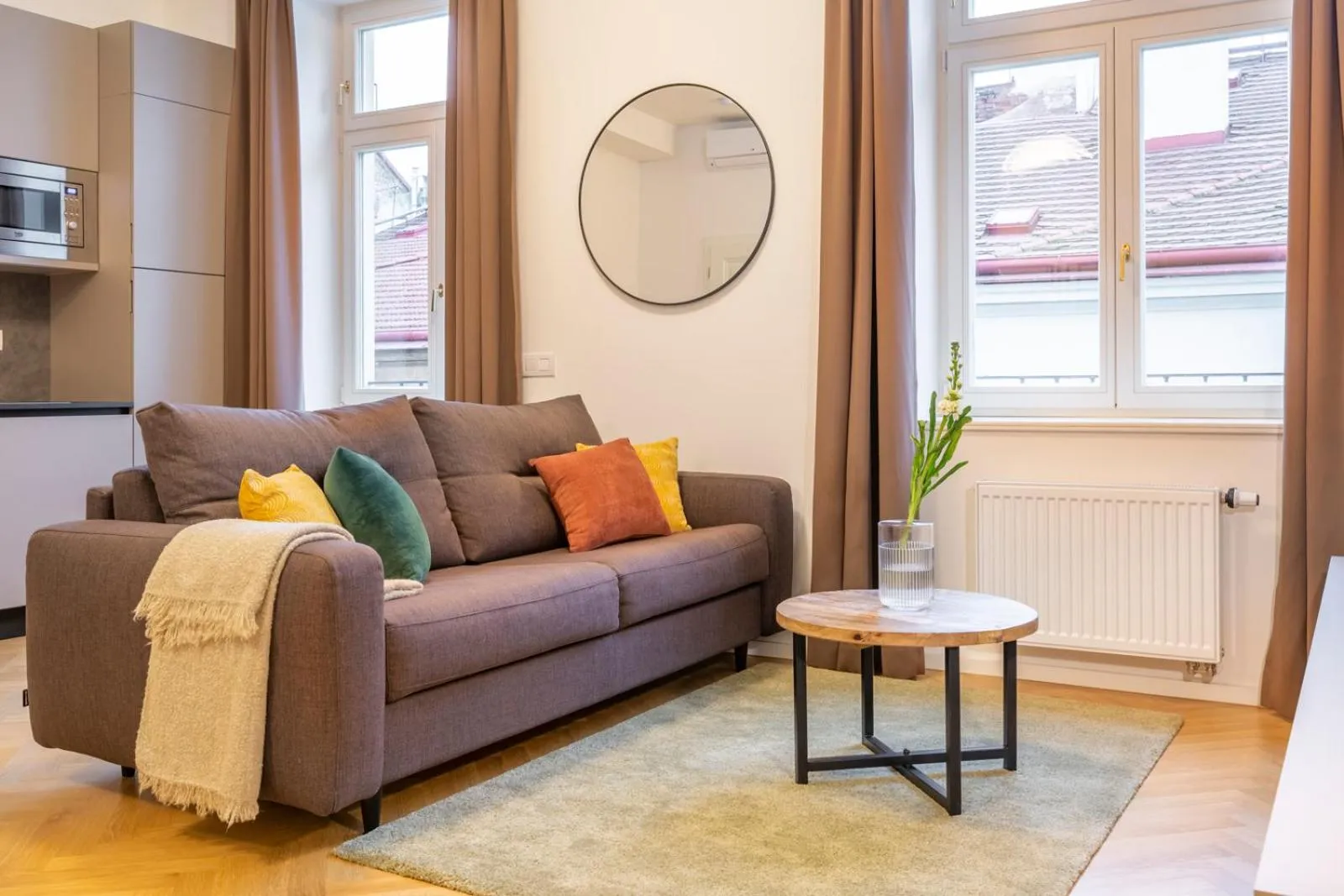 Living room in Petrin Tower Residence
