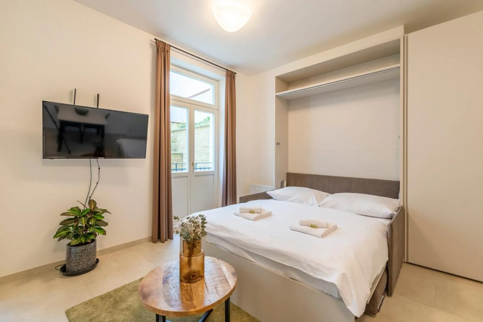 Bed in Petrin Tower Residence