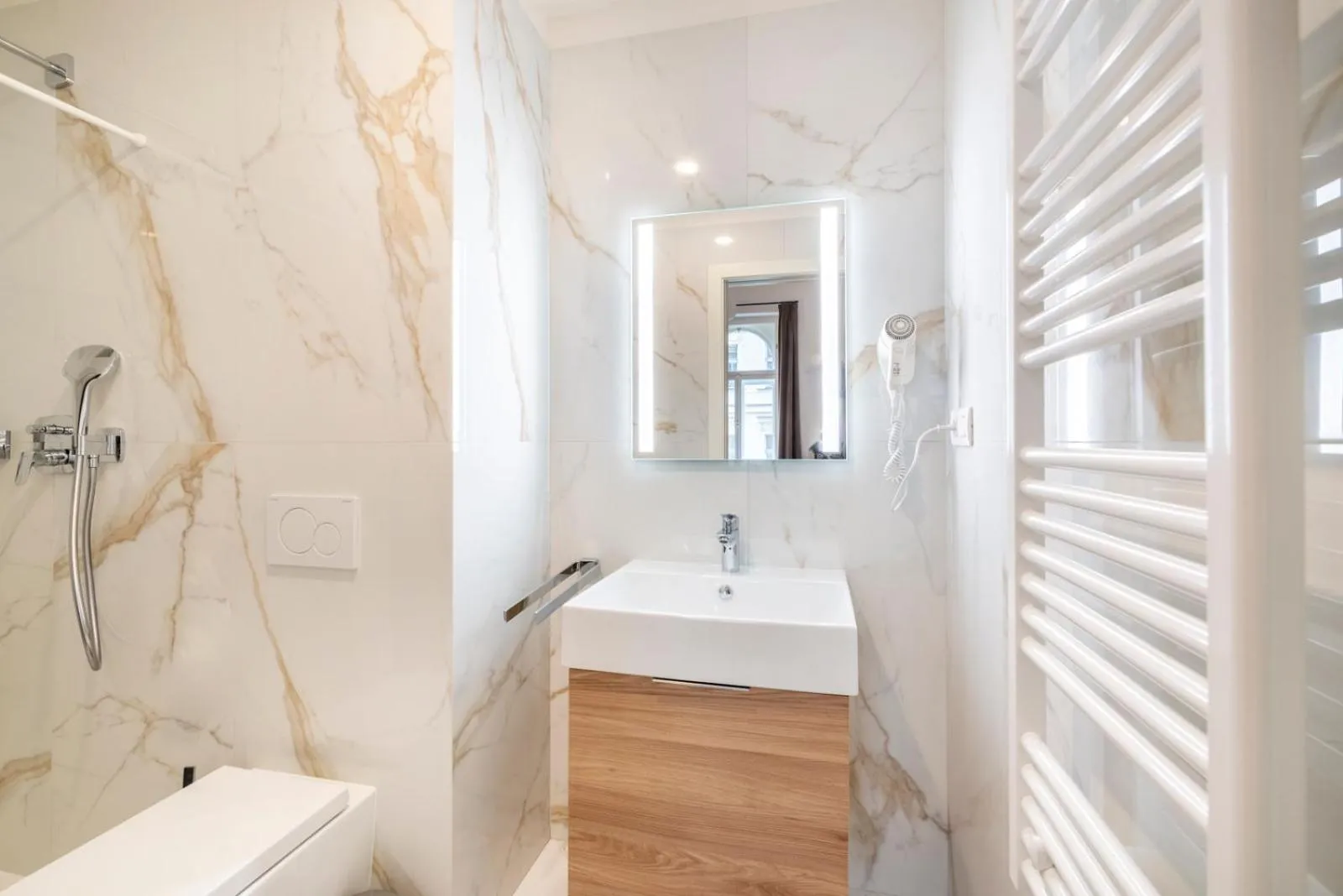 Shower in Petrin Tower Residence