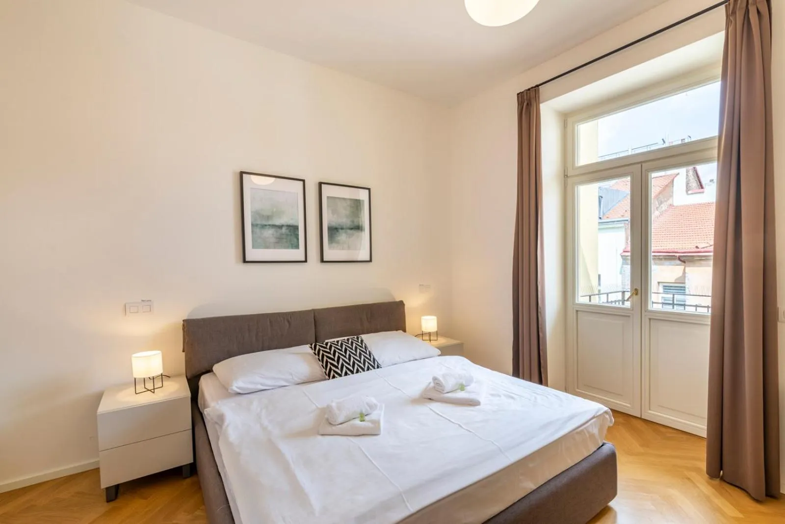 Bed in Petrin Tower Residence