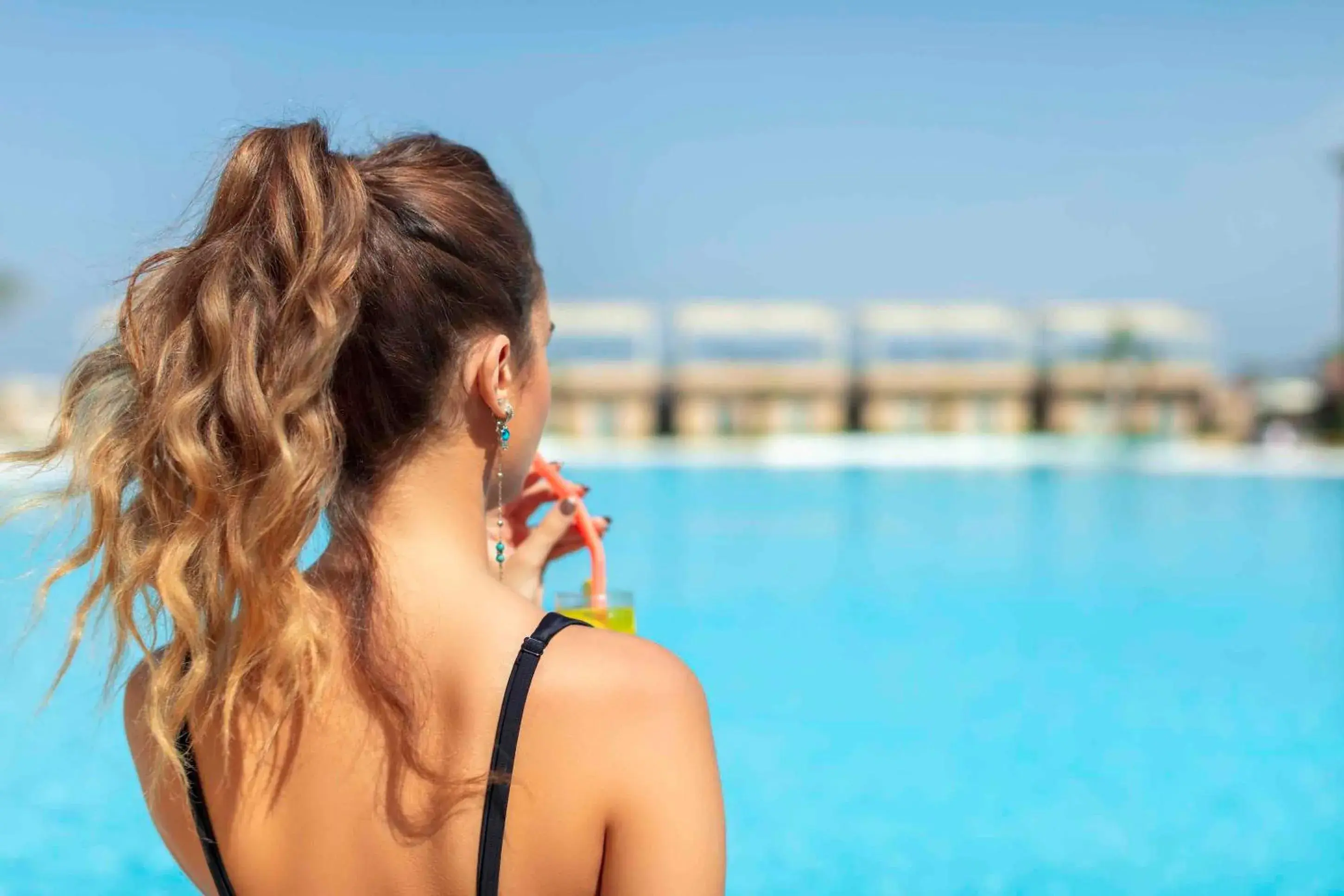 Swimming pool in Marom Port Said Resort & Beach Swimming pool in Marom Port Said Resort & Beach