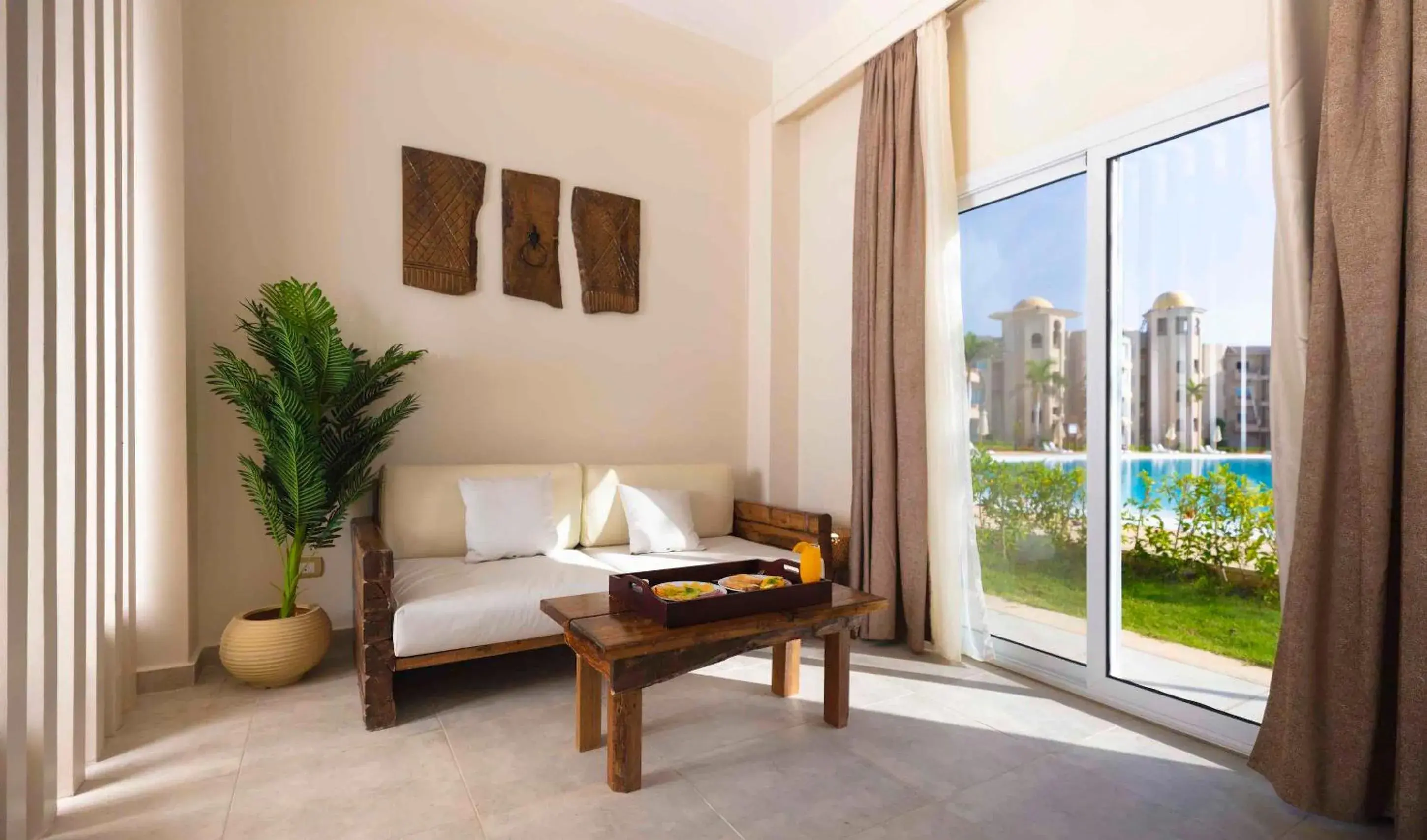 Living room in Marom Port Said Resort & Beach Living room in Marom Port Said Resort & Beach