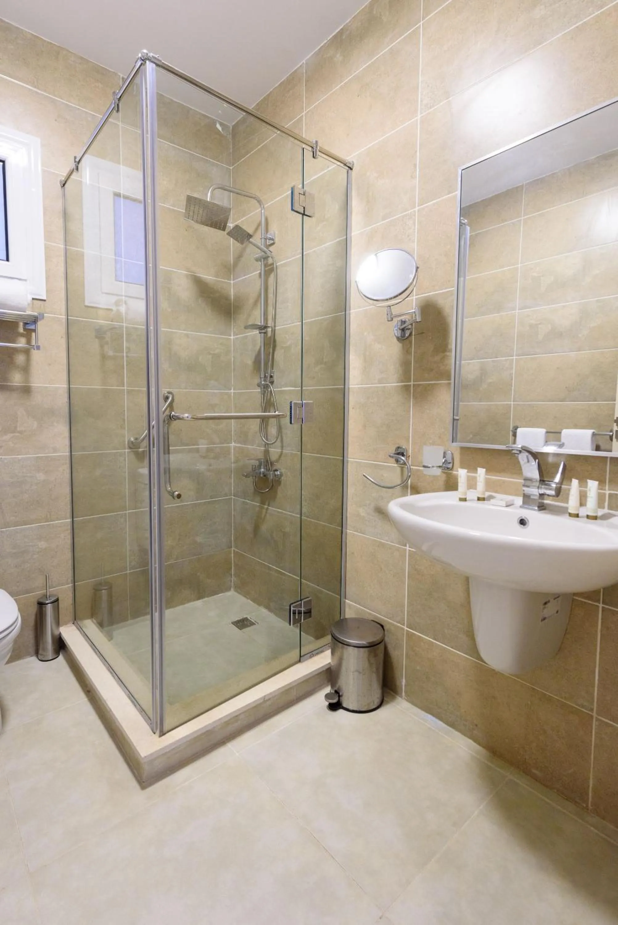 Shower in Marom Port Said Resort & Beach