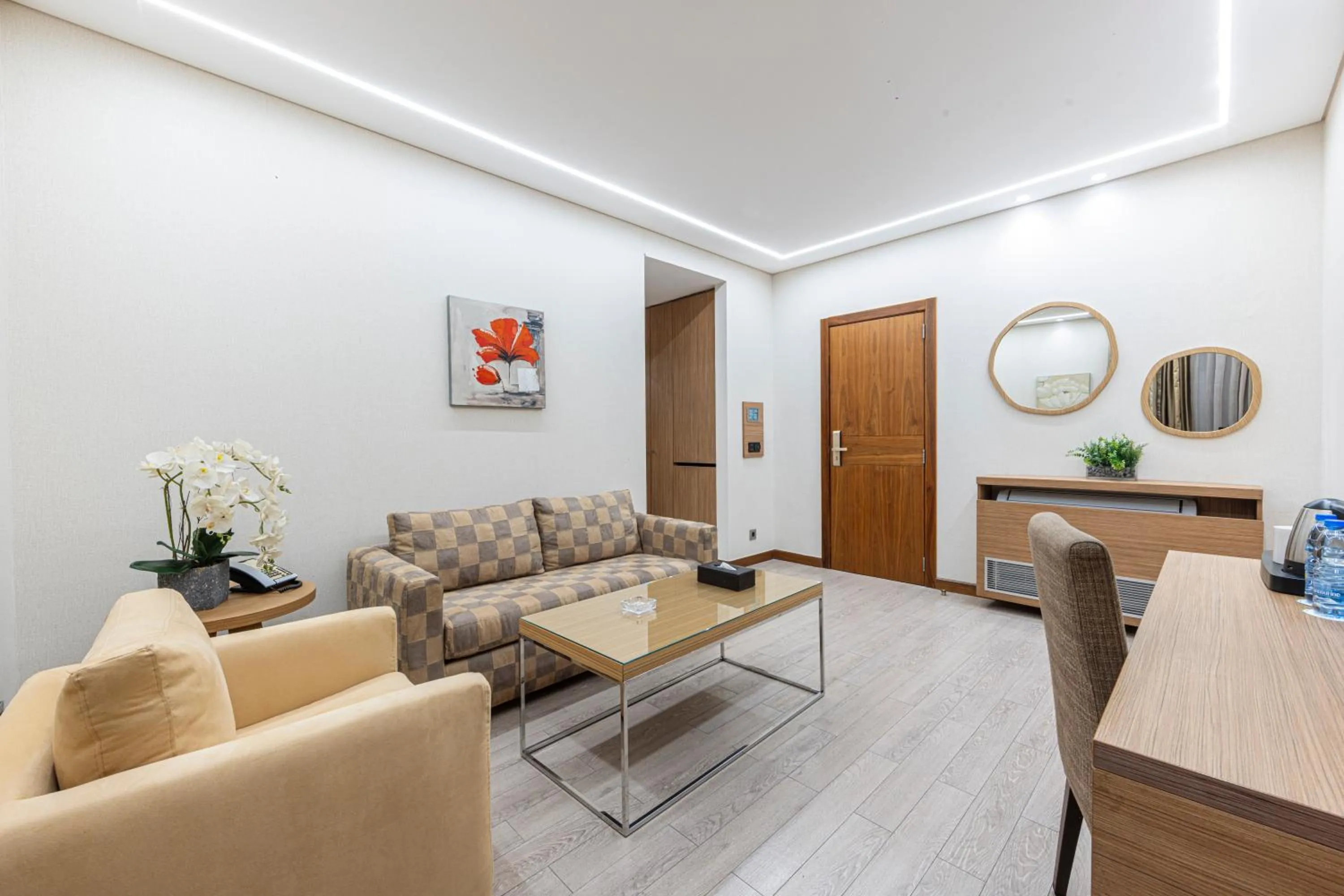 Seating area in Heaven Prestige Hotel