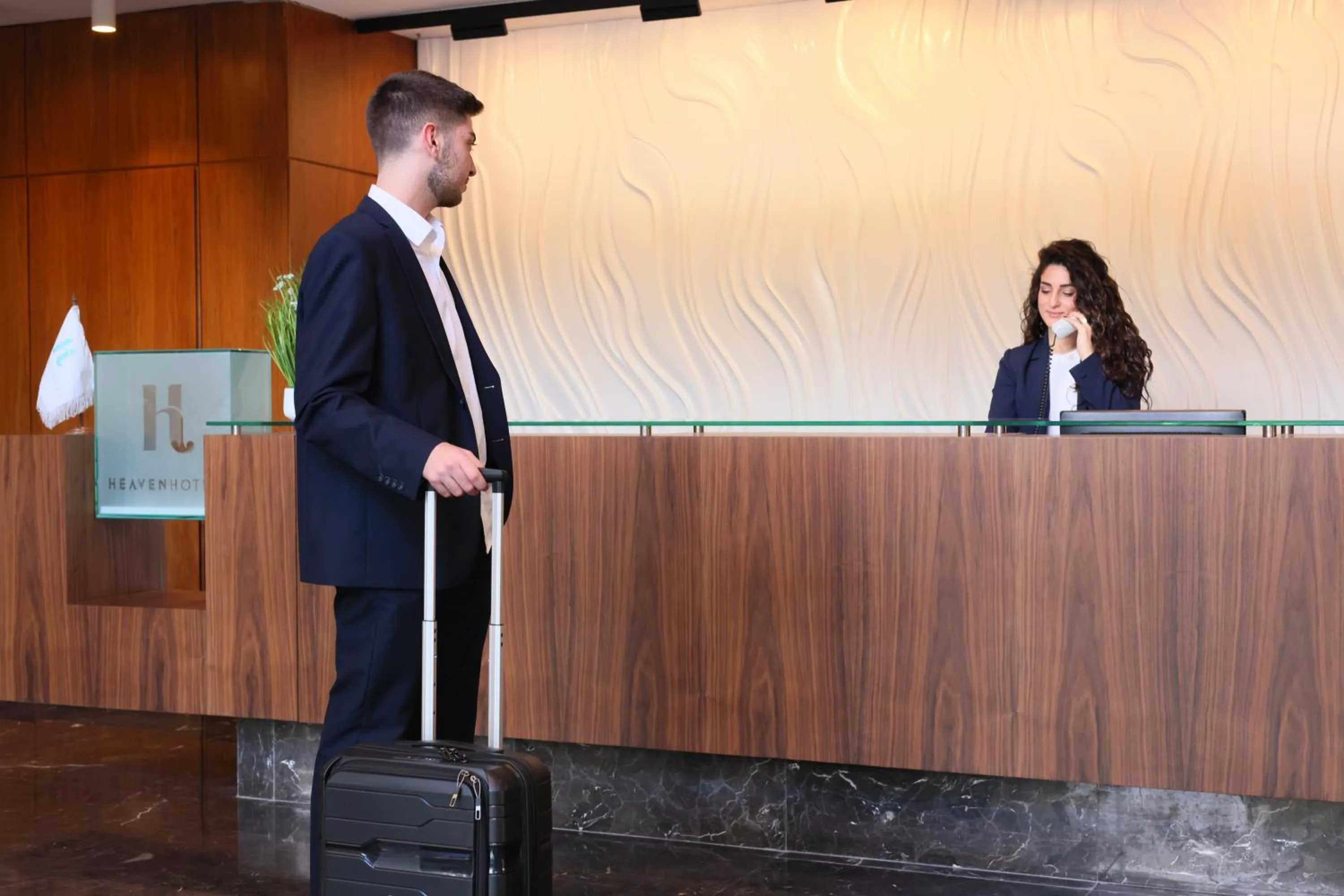 Lobby or reception in Heaven Prestige Hotel