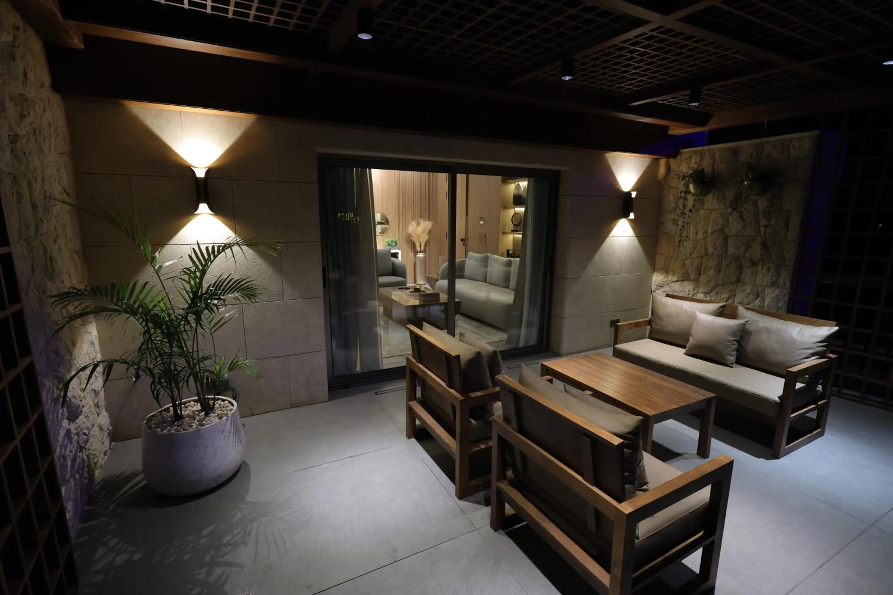 Seating area in Heaven Prestige Hotel