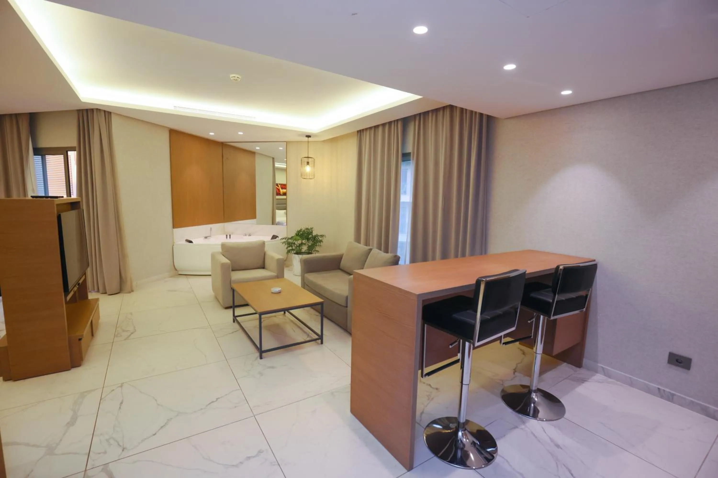 Living room in Heaven Prestige Hotel