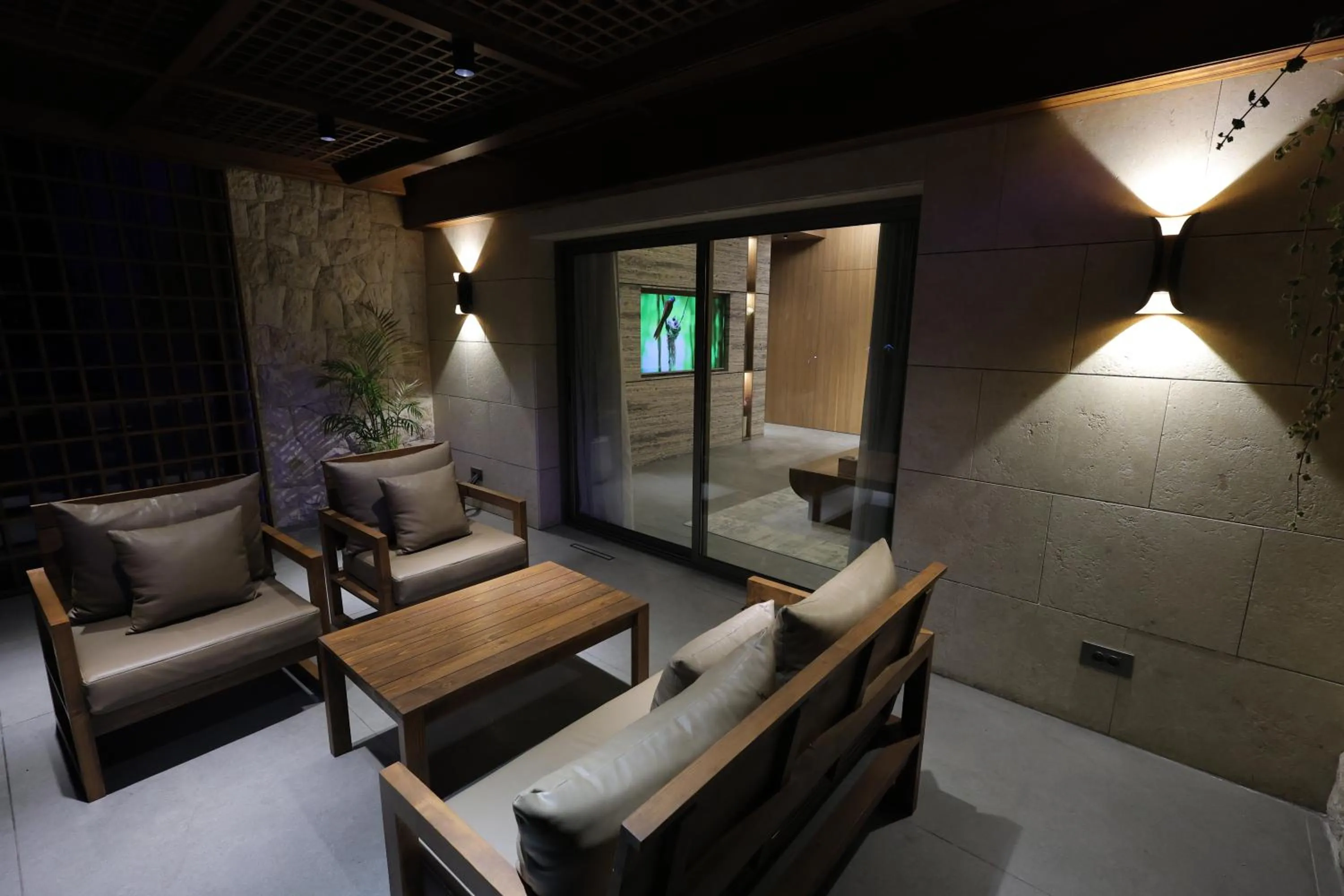 Seating area in Heaven Prestige Hotel