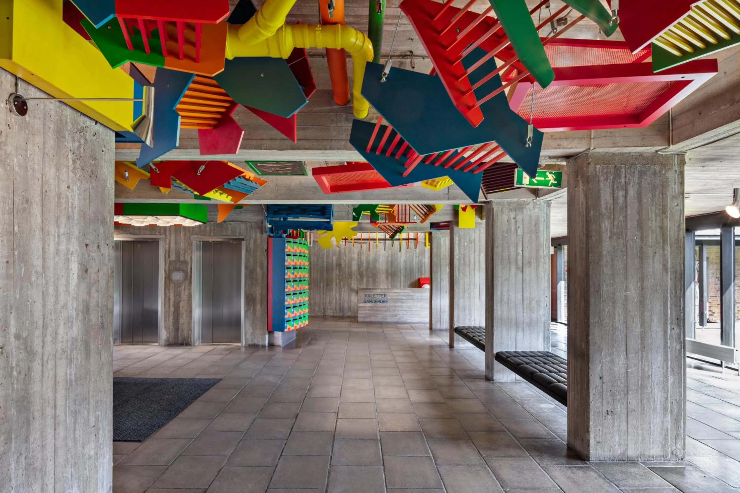 Living room in Højhuset Kulturhotel