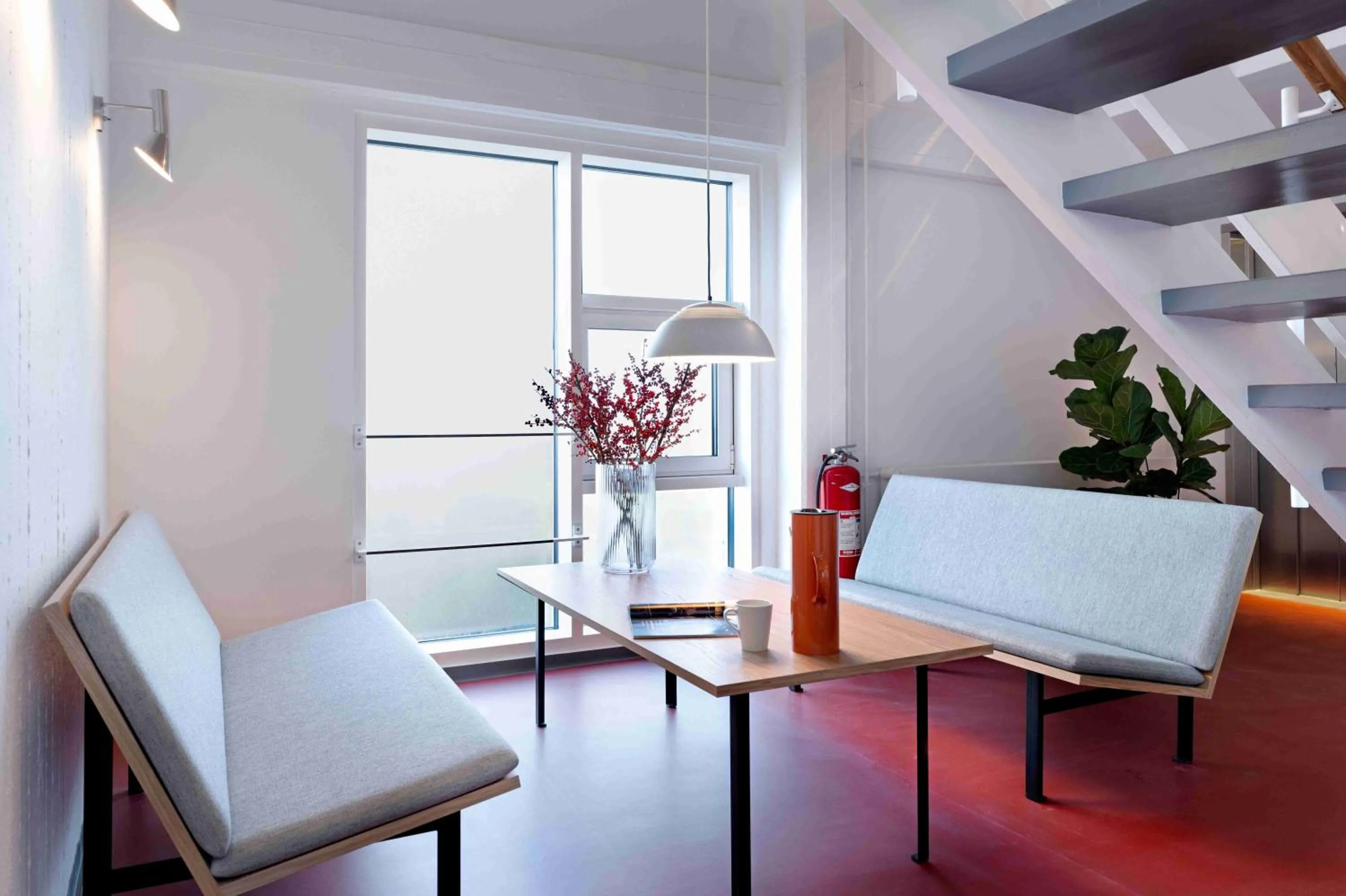 Living room in Højhuset Kulturhotel