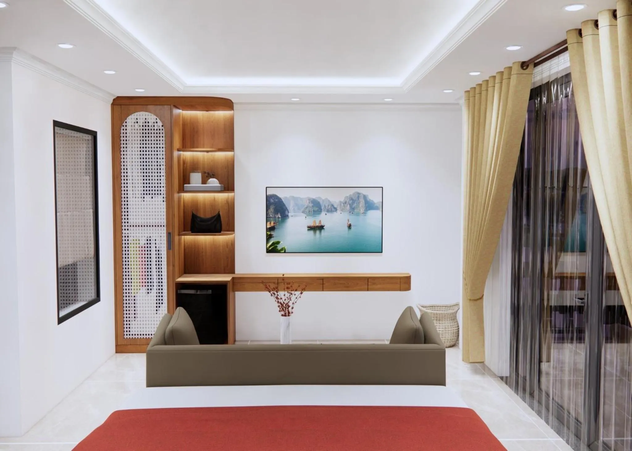 Bed in En Hotel Sapa