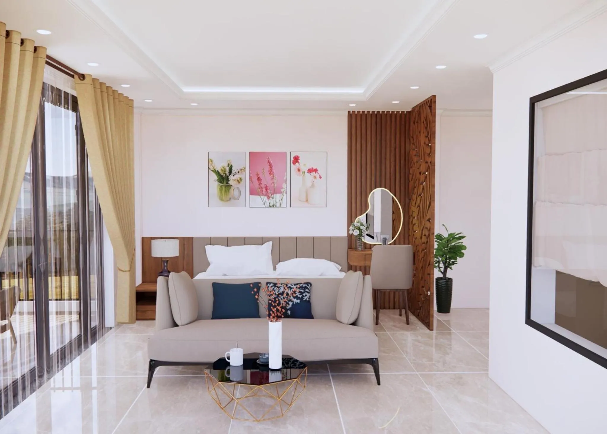 Living room in En Hotel Sapa