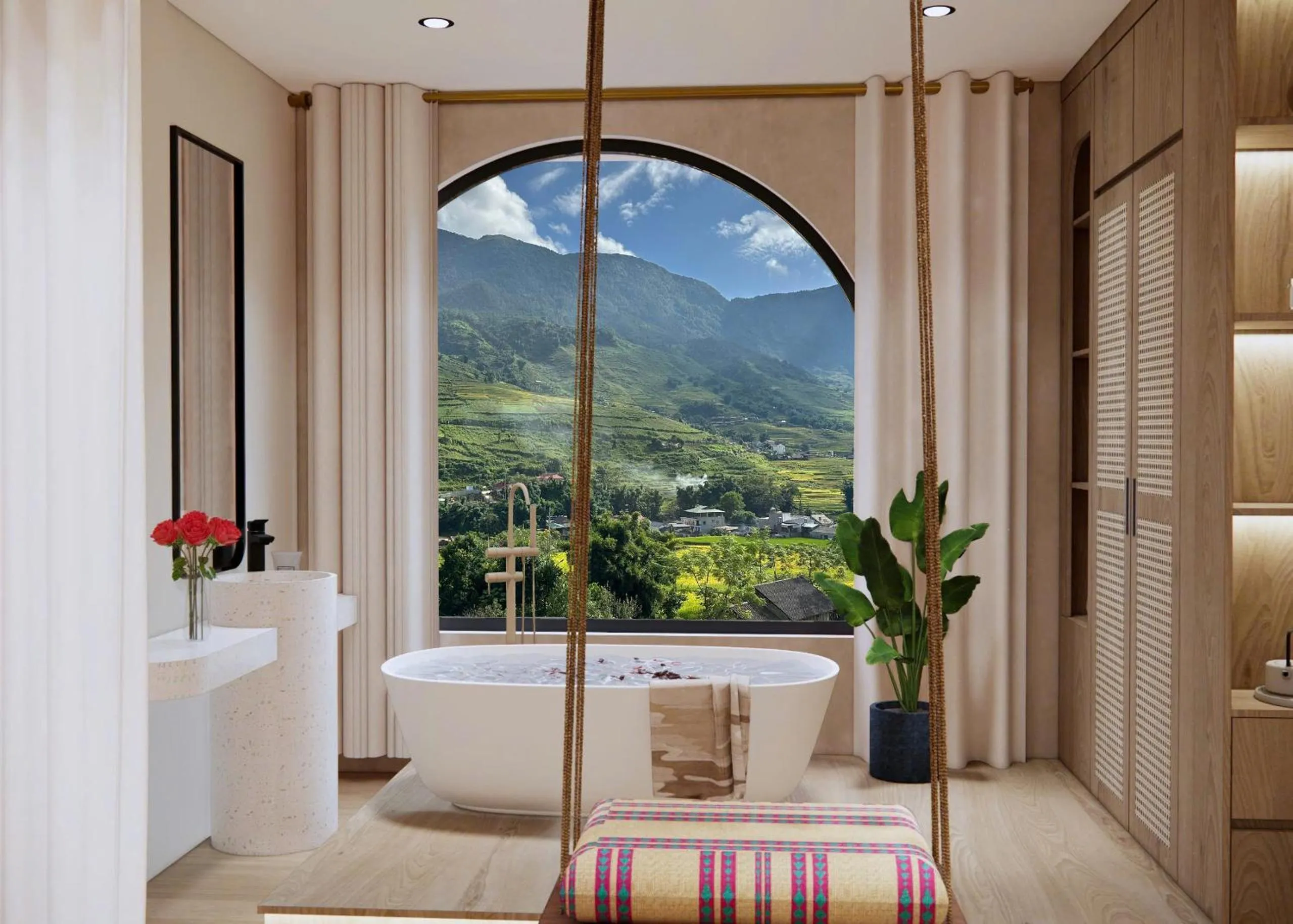 Natural landscape in En Hotel Sapa