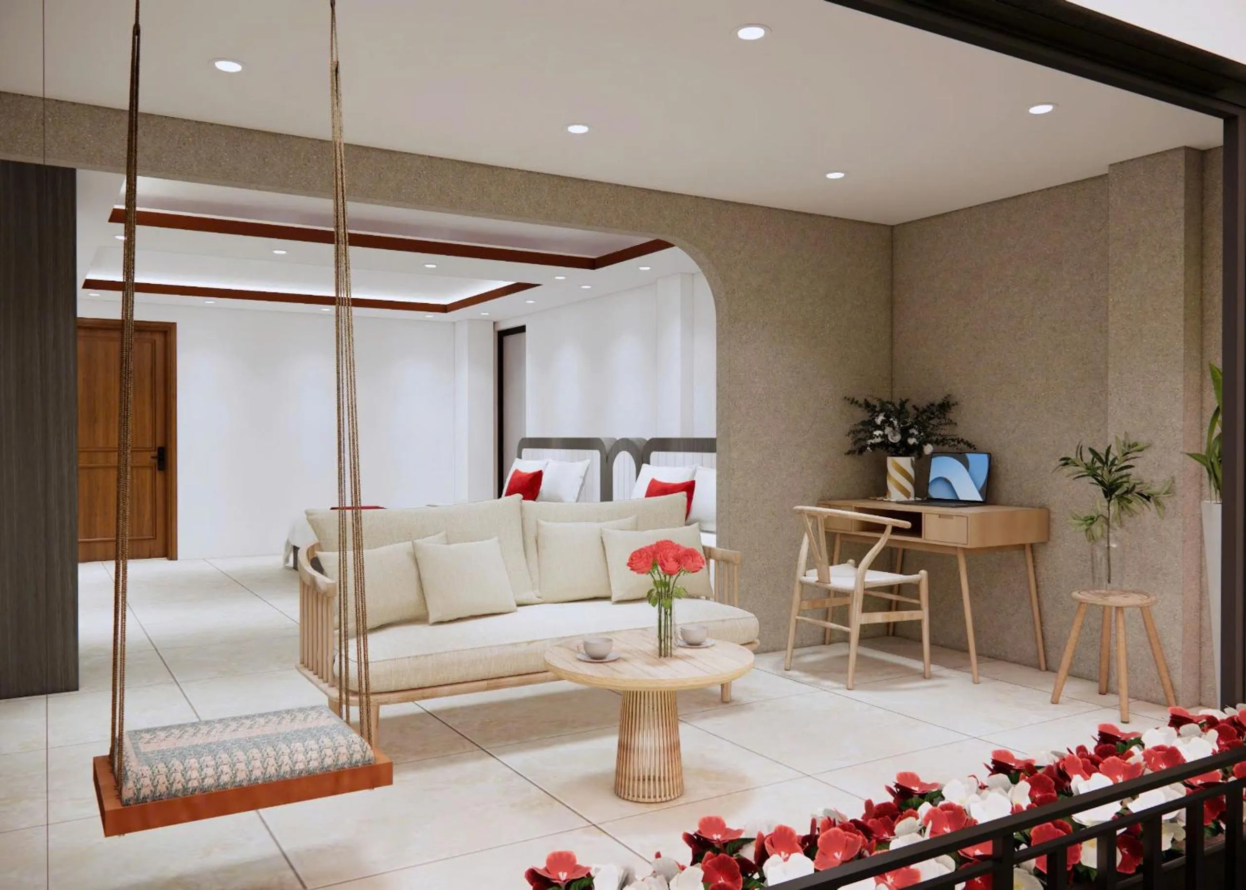 Balcony/Terrace in En Hotel Sapa