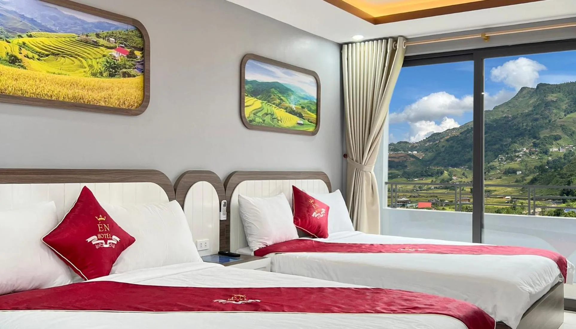 Bed in En Hotel Sapa